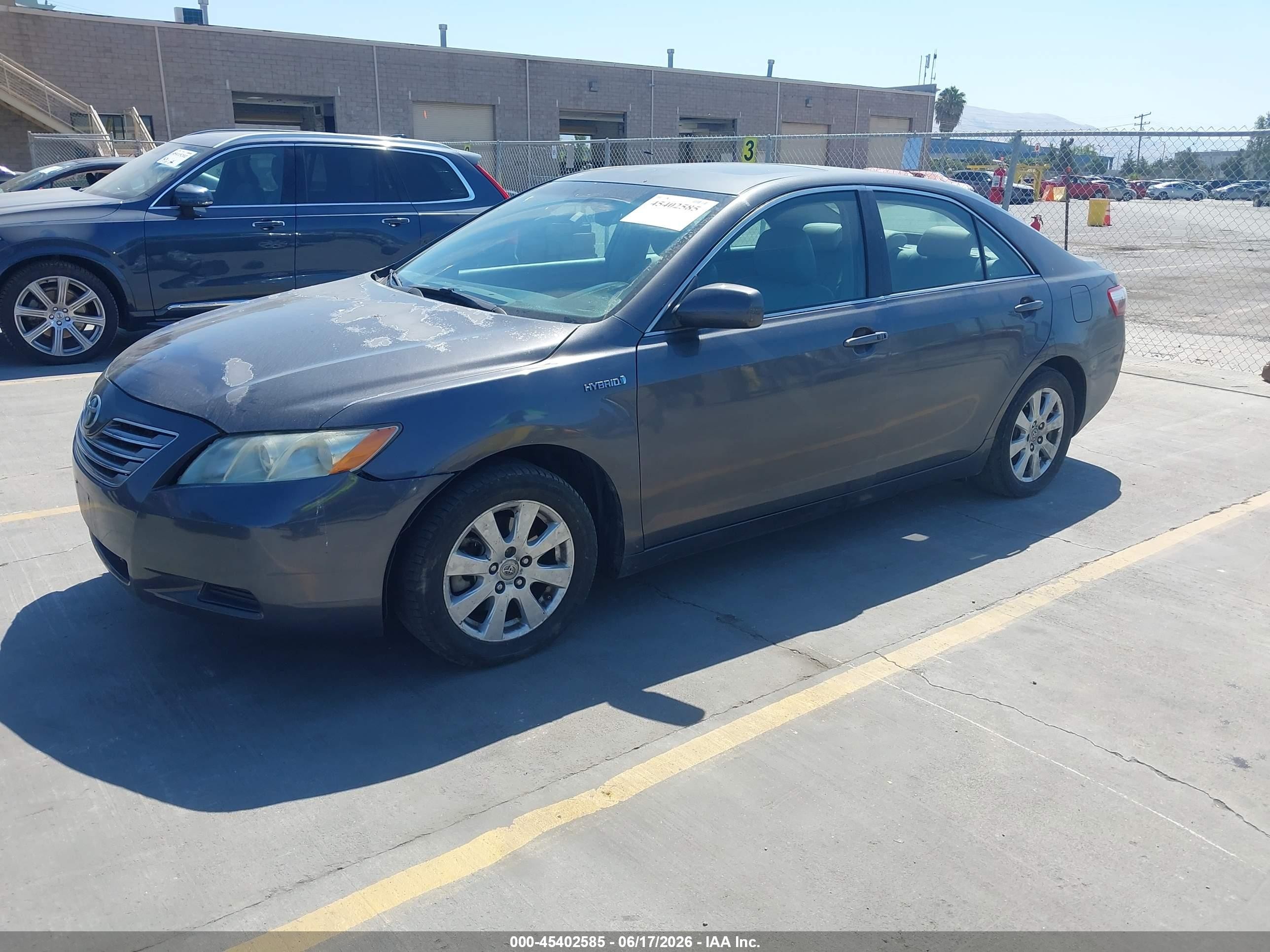 2009 Toyota Camry Hybrid   Gray vin: 4T1BB46K09U100085