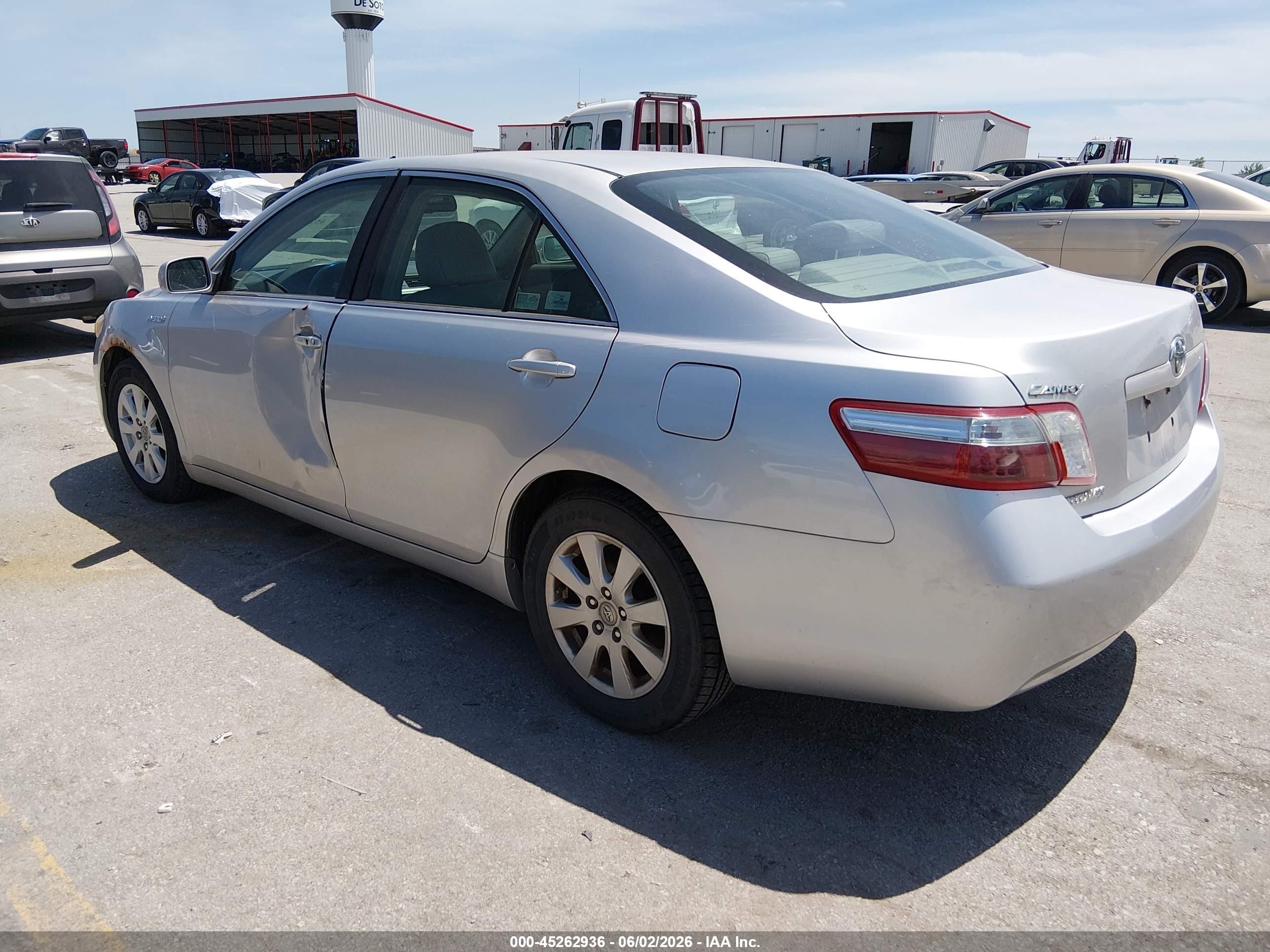 2009 Toyota Camry Hybrid   Серебряный vin: 4T1BB46K09U107988