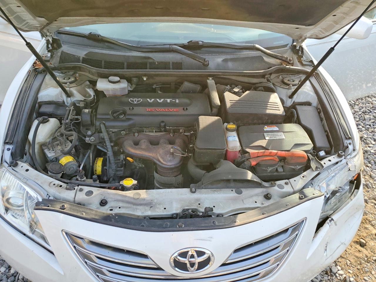 2007 Toyota Camry Hybrid White vin: 4T1BB46K17U019142