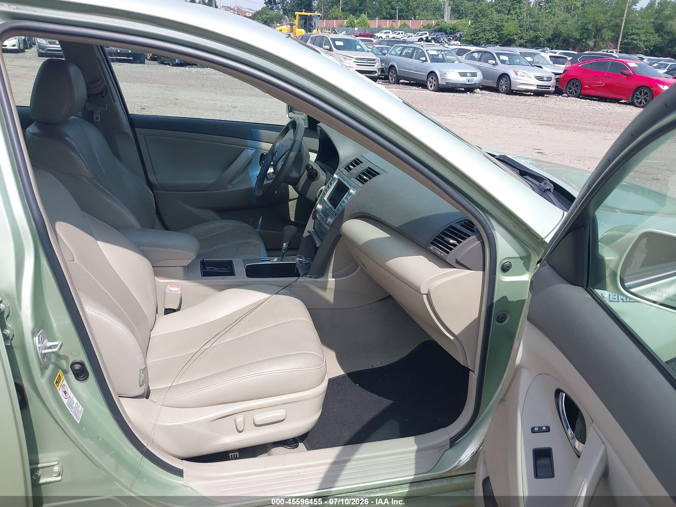 2007 Toyota Camry Hybrid   Green vin: 4T1BB46K17U019674