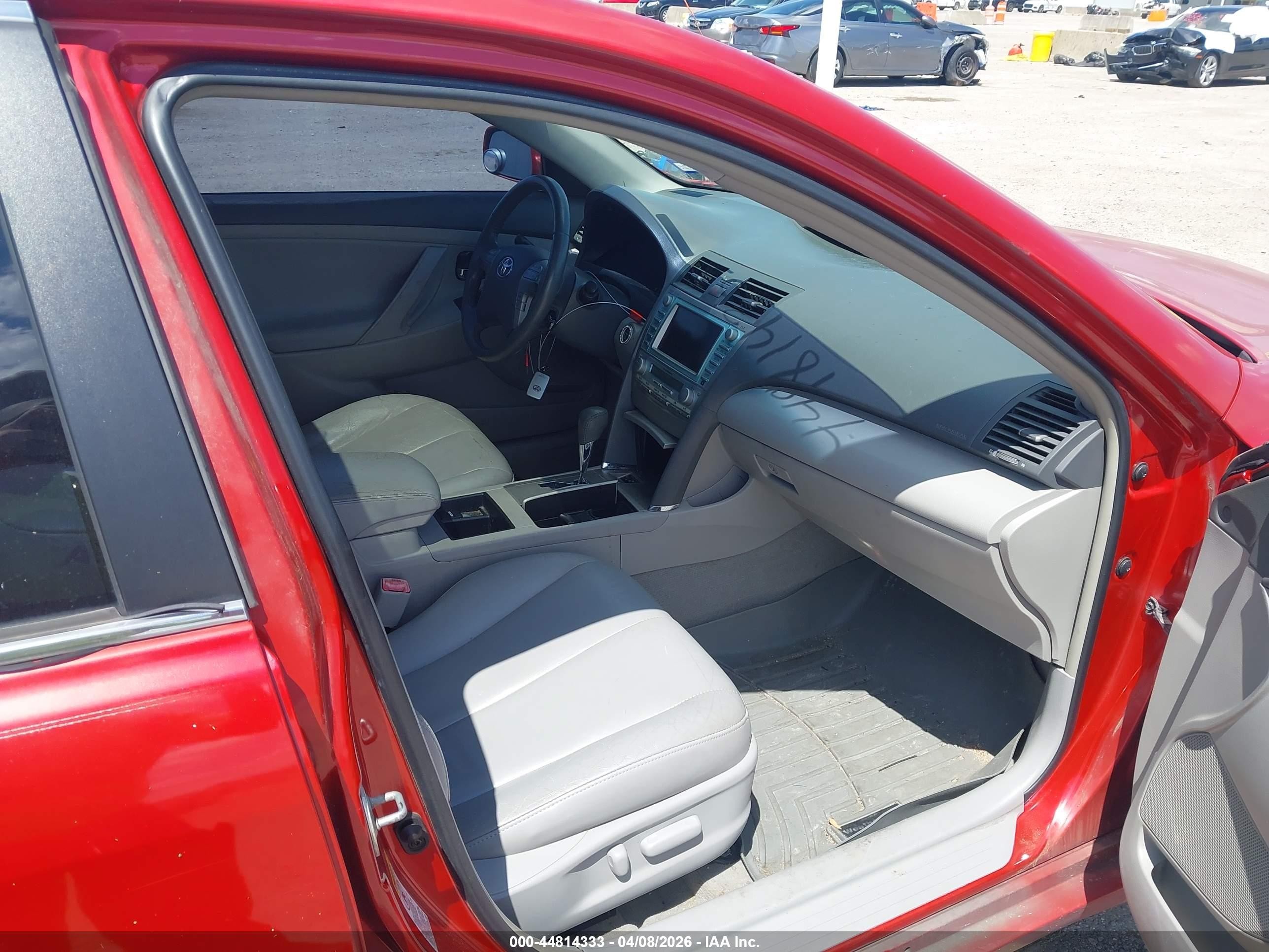 2008 Toyota Camry Hybrid Red vin: 4T1BB46K18U034709