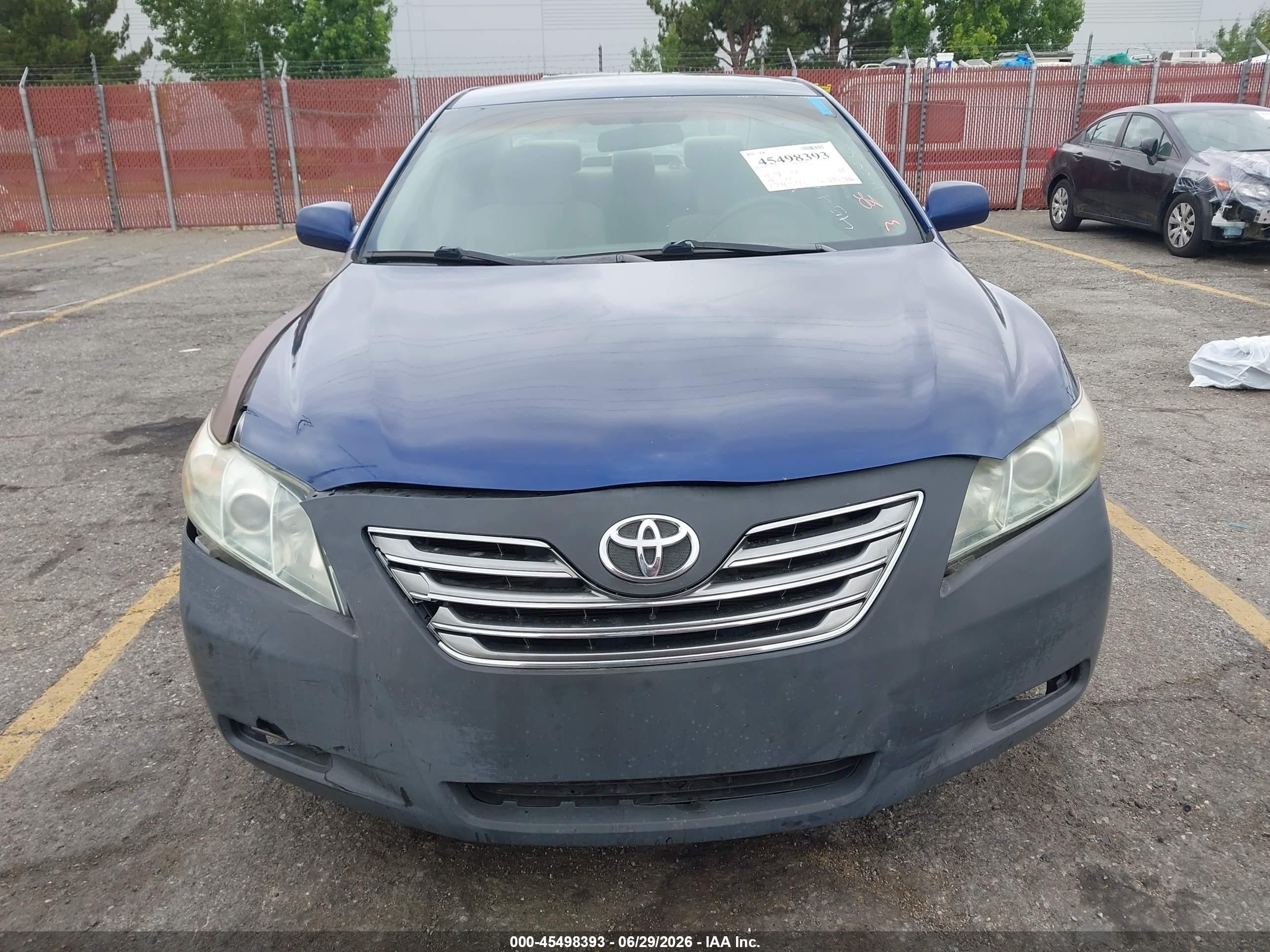 2008 Toyota Camry Hybrid   Blue vin: 4T1BB46K18U045936
