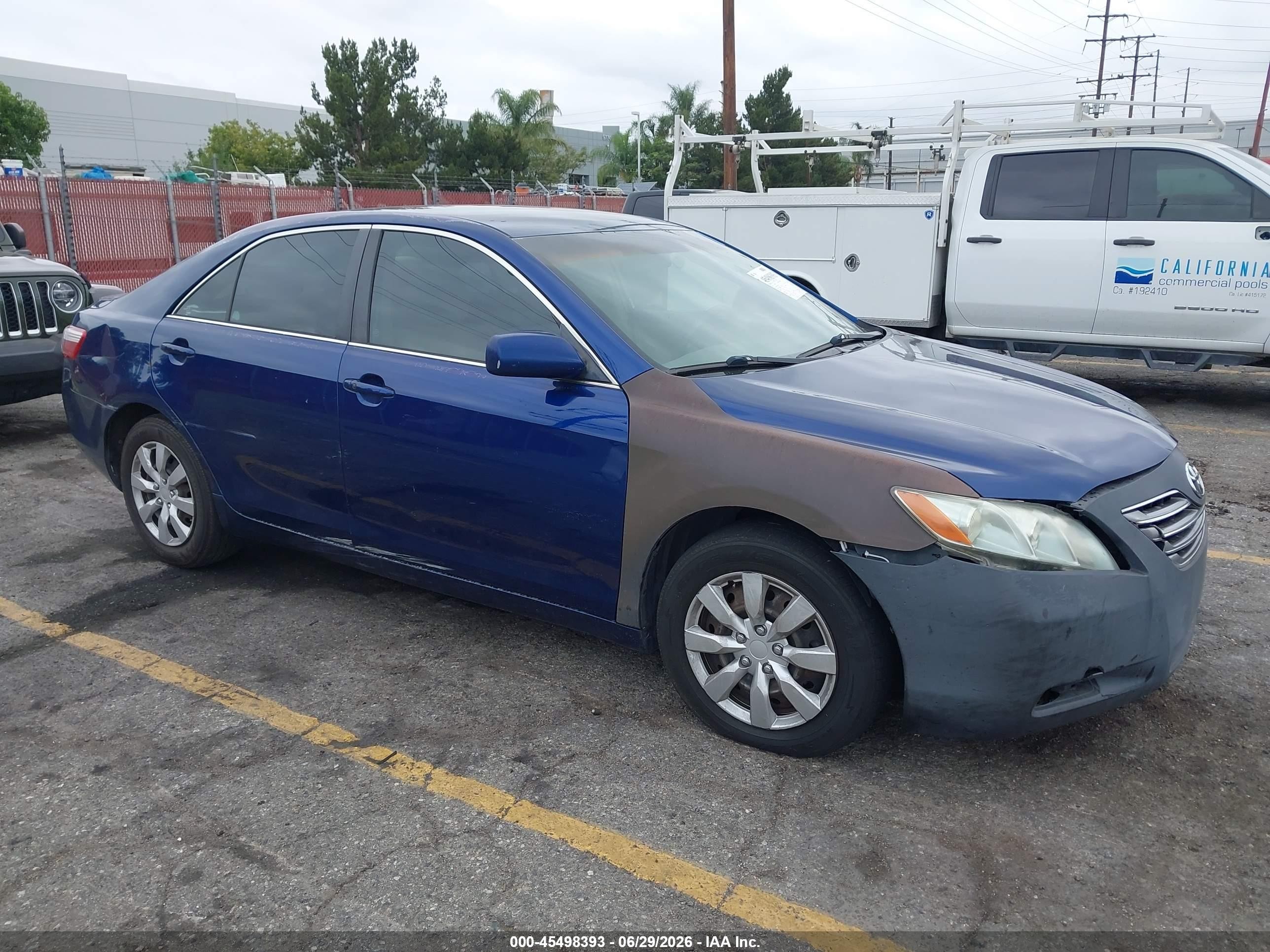 2008 Toyota Camry Hybrid   Blue vin: 4T1BB46K18U045936
