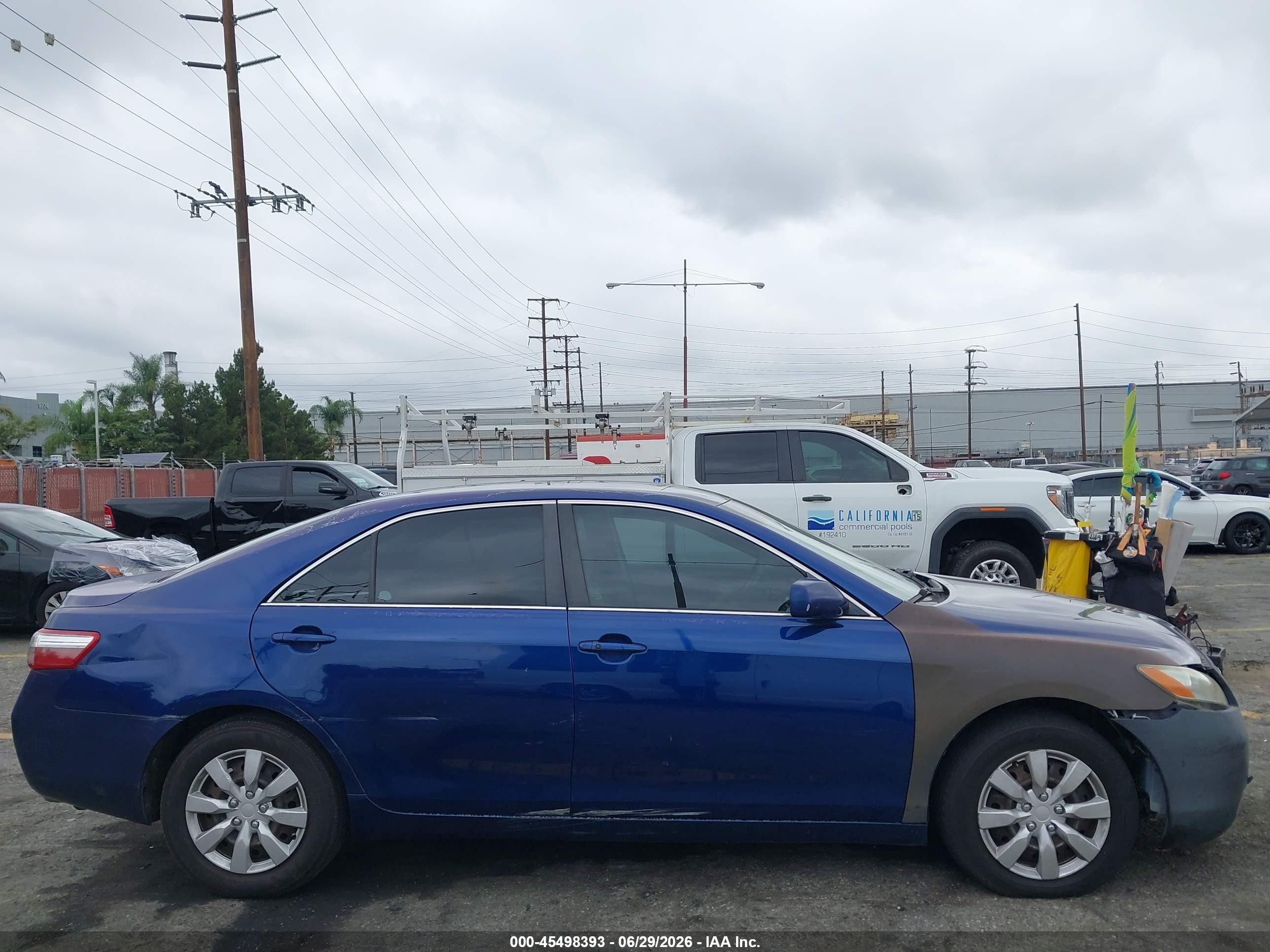 2008 Toyota Camry Hybrid   Blue vin: 4T1BB46K18U045936