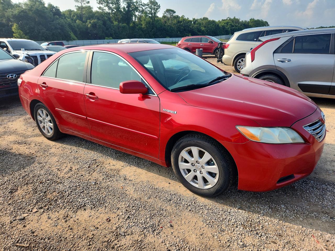 2008 Toyota Camry Hybrid Красный vin: 4T1BB46K18U046035