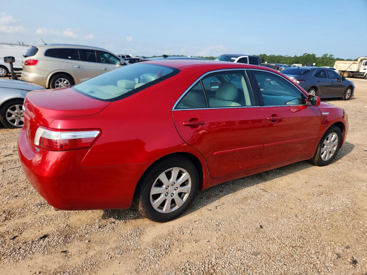 2008 Toyota Camry Hybrid Красный vin: 4T1BB46K18U046035