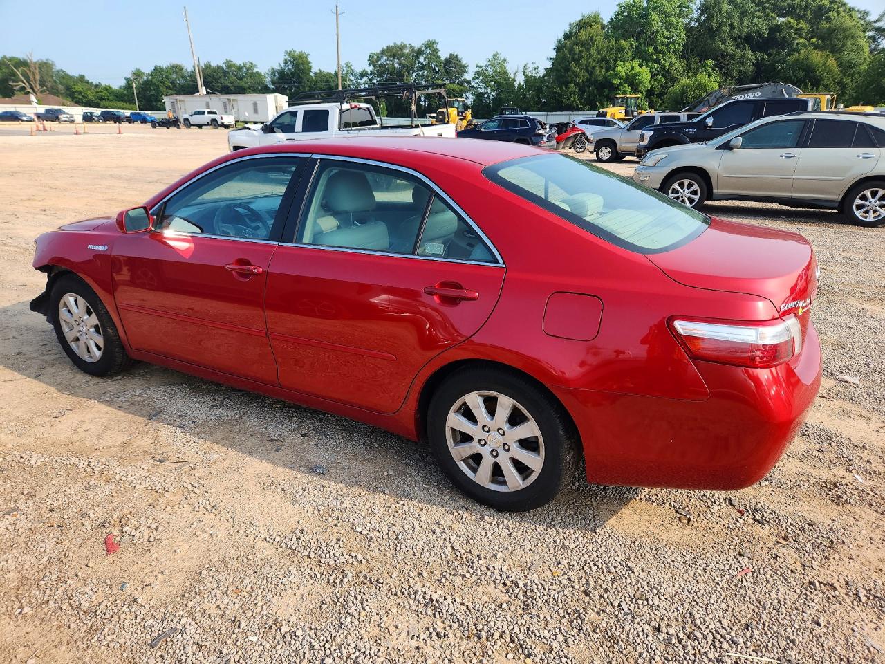 2008 Toyota Camry Hybrid Красный vin: 4T1BB46K18U046035