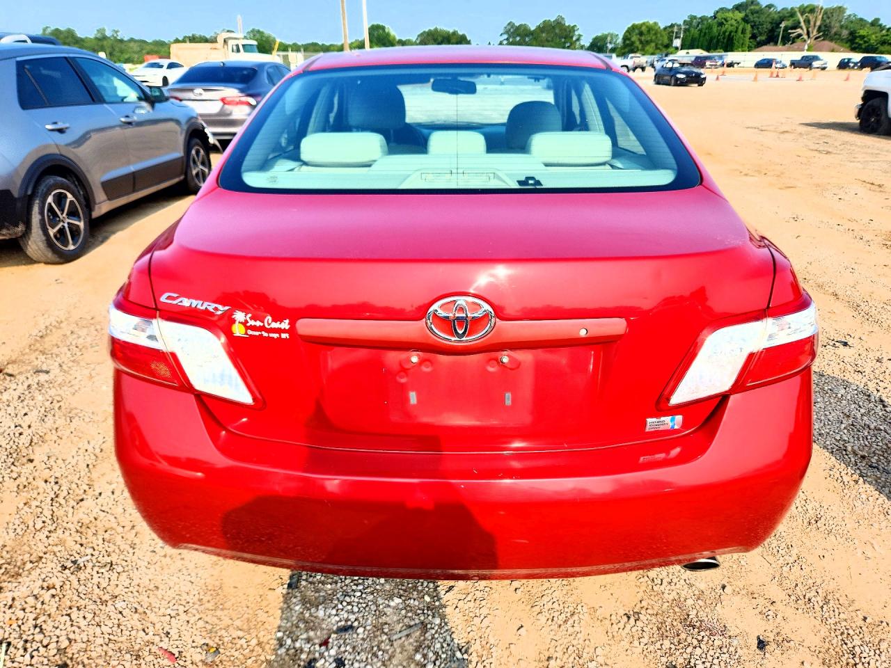 2008 Toyota Camry Hybrid Красный vin: 4T1BB46K18U046035