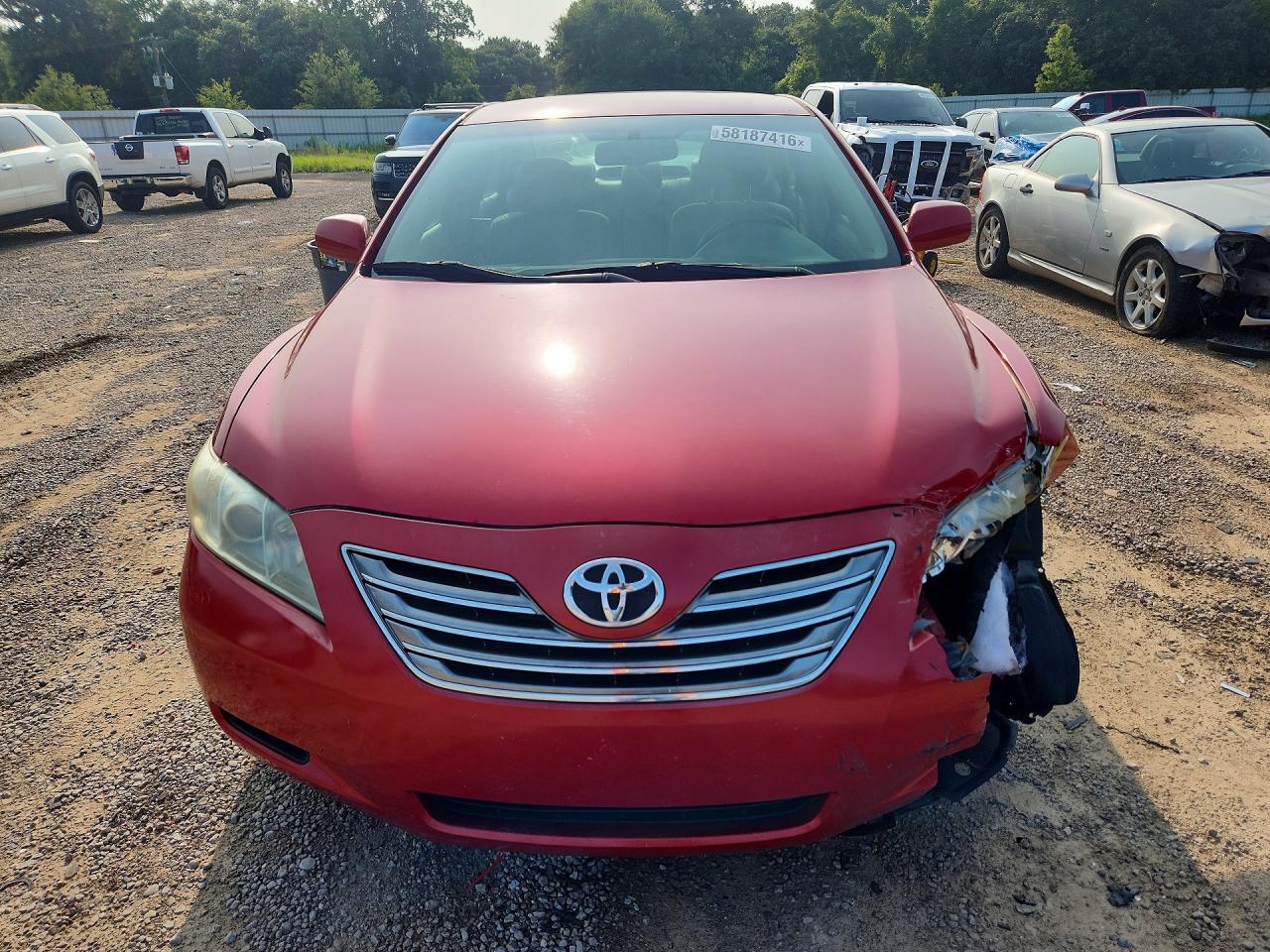 2008 Toyota Camry Hybrid Красный vin: 4T1BB46K18U046035