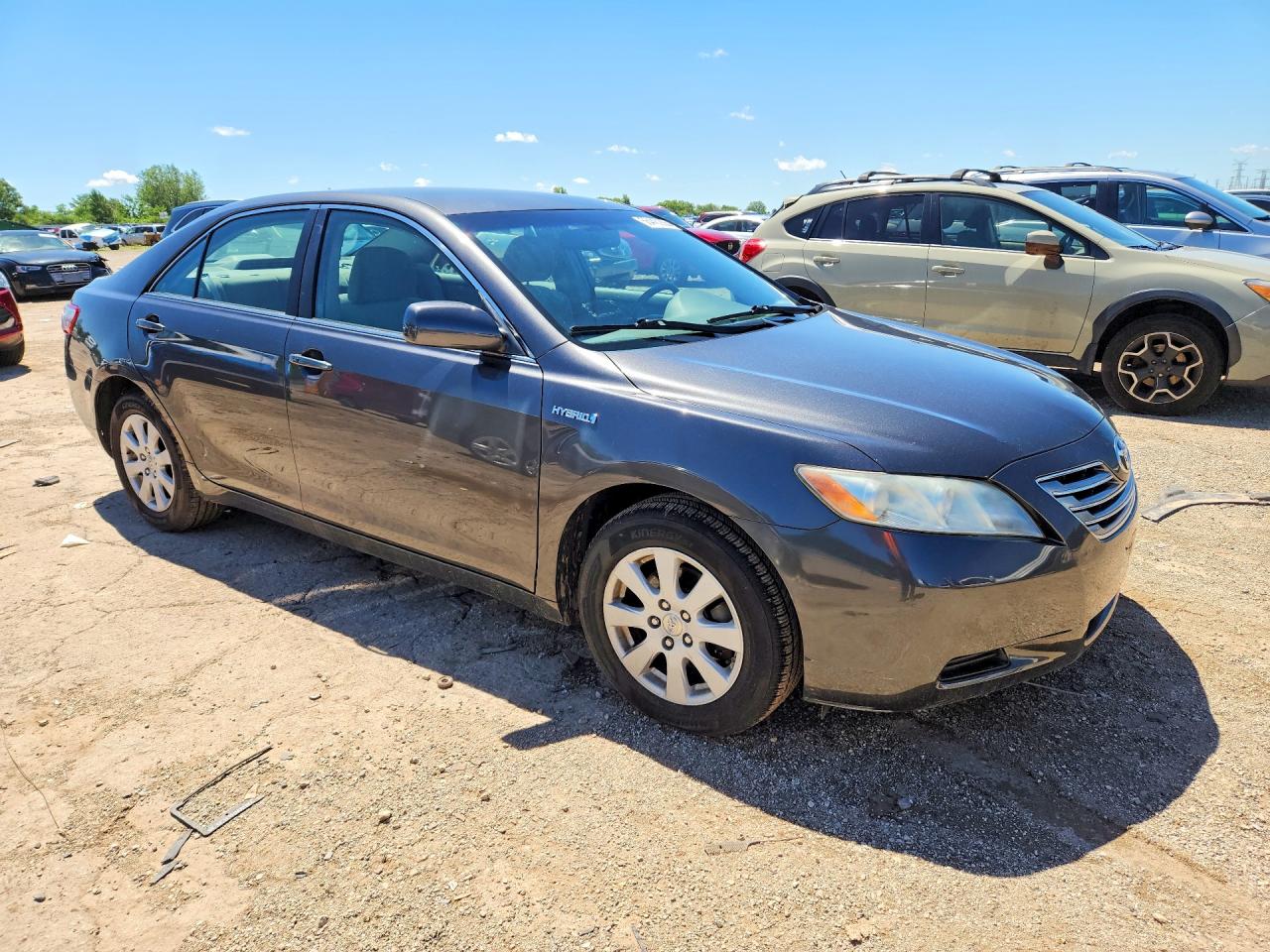 2008 Toyota Camry Hybrid Gray vin: 4T1BB46K18U047668