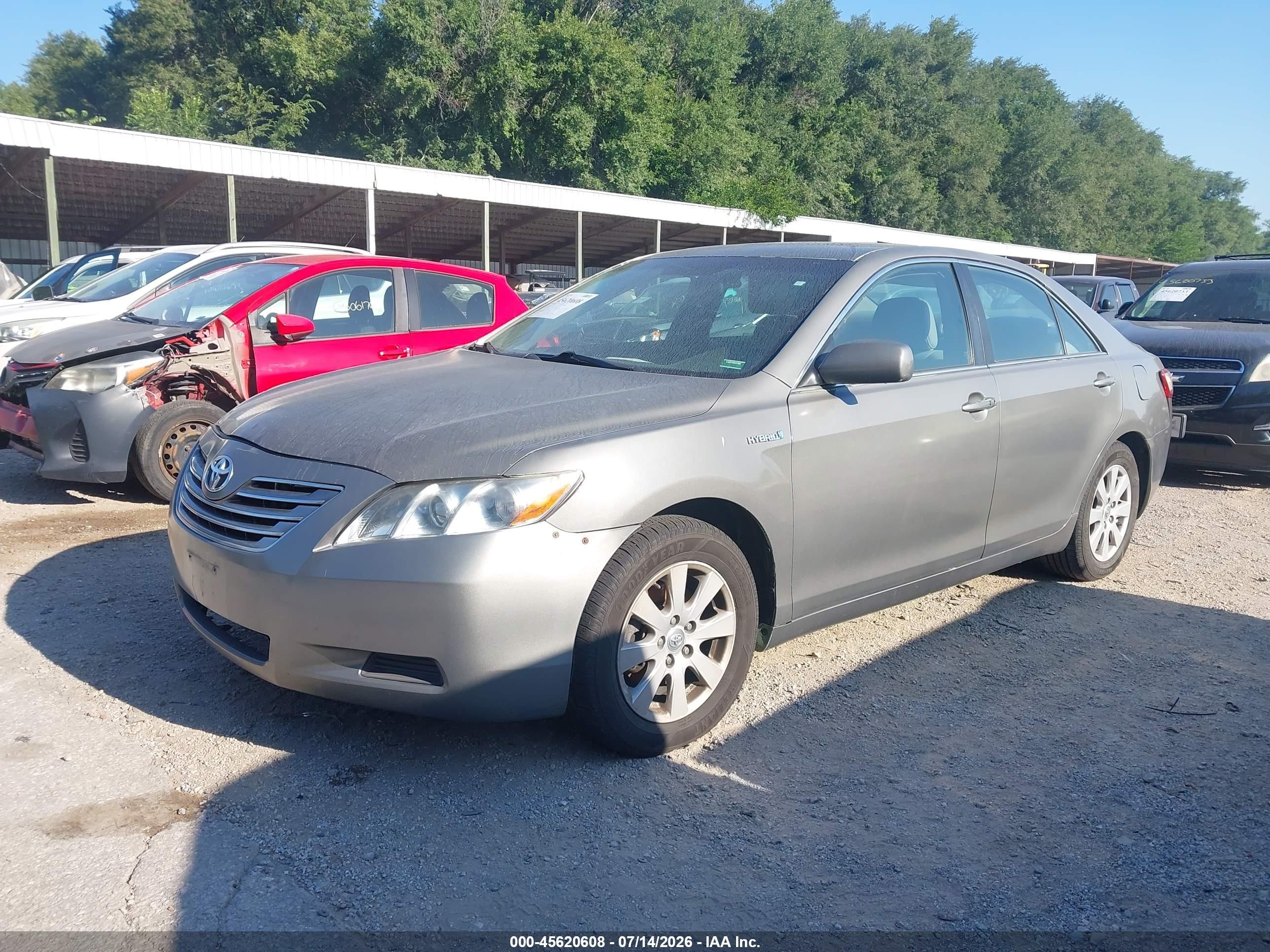 2008 Toyota Camry Hybrid   Gray vin: 4T1BB46K18U061229