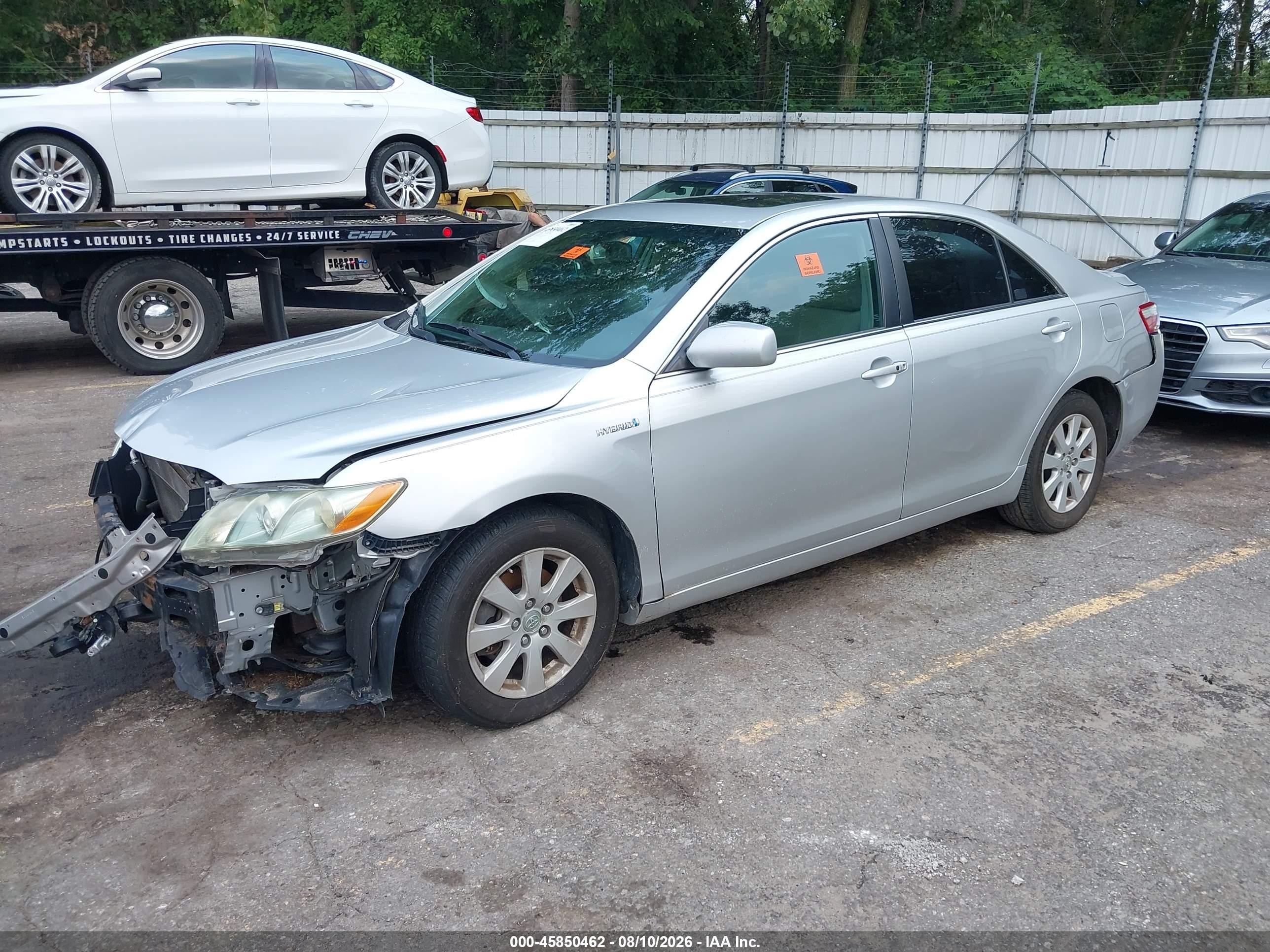 2009 Toyota Camry Hybrid   Silver vin: 4T1BB46K19U071633