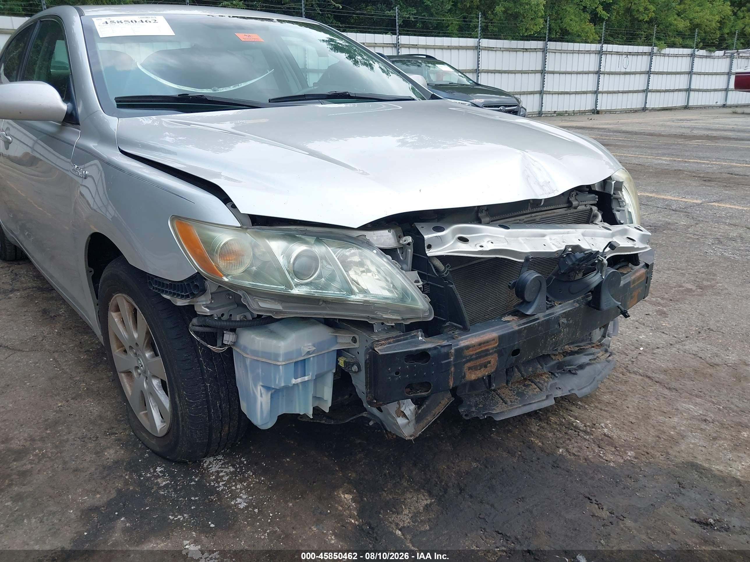 2009 Toyota Camry Hybrid   Silver vin: 4T1BB46K19U071633