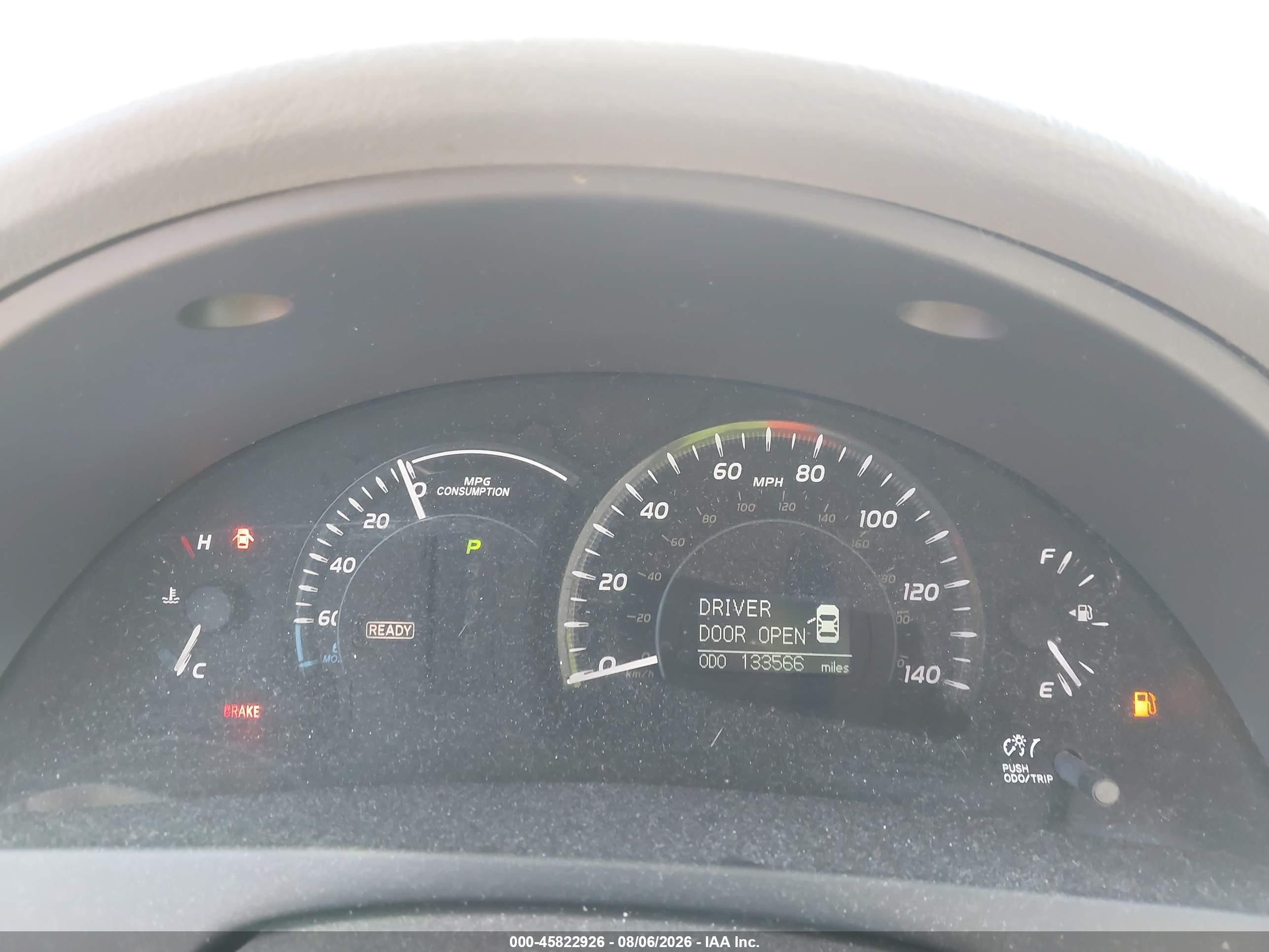 2009 Toyota Camry Hybrid Red vin: 4T1BB46K19U076797