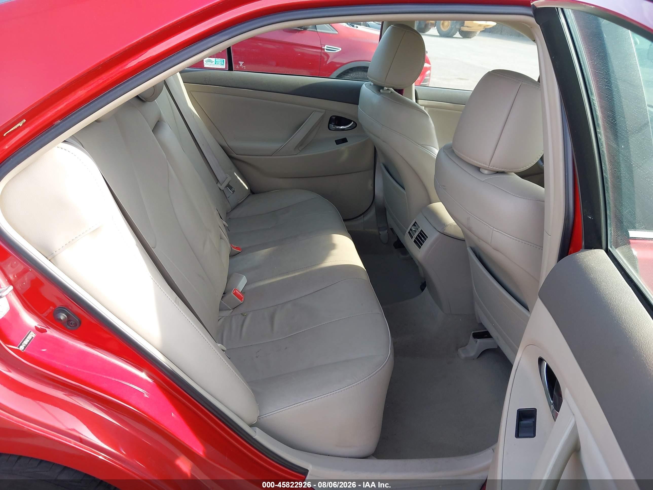2009 Toyota Camry Hybrid Red vin: 4T1BB46K19U076797