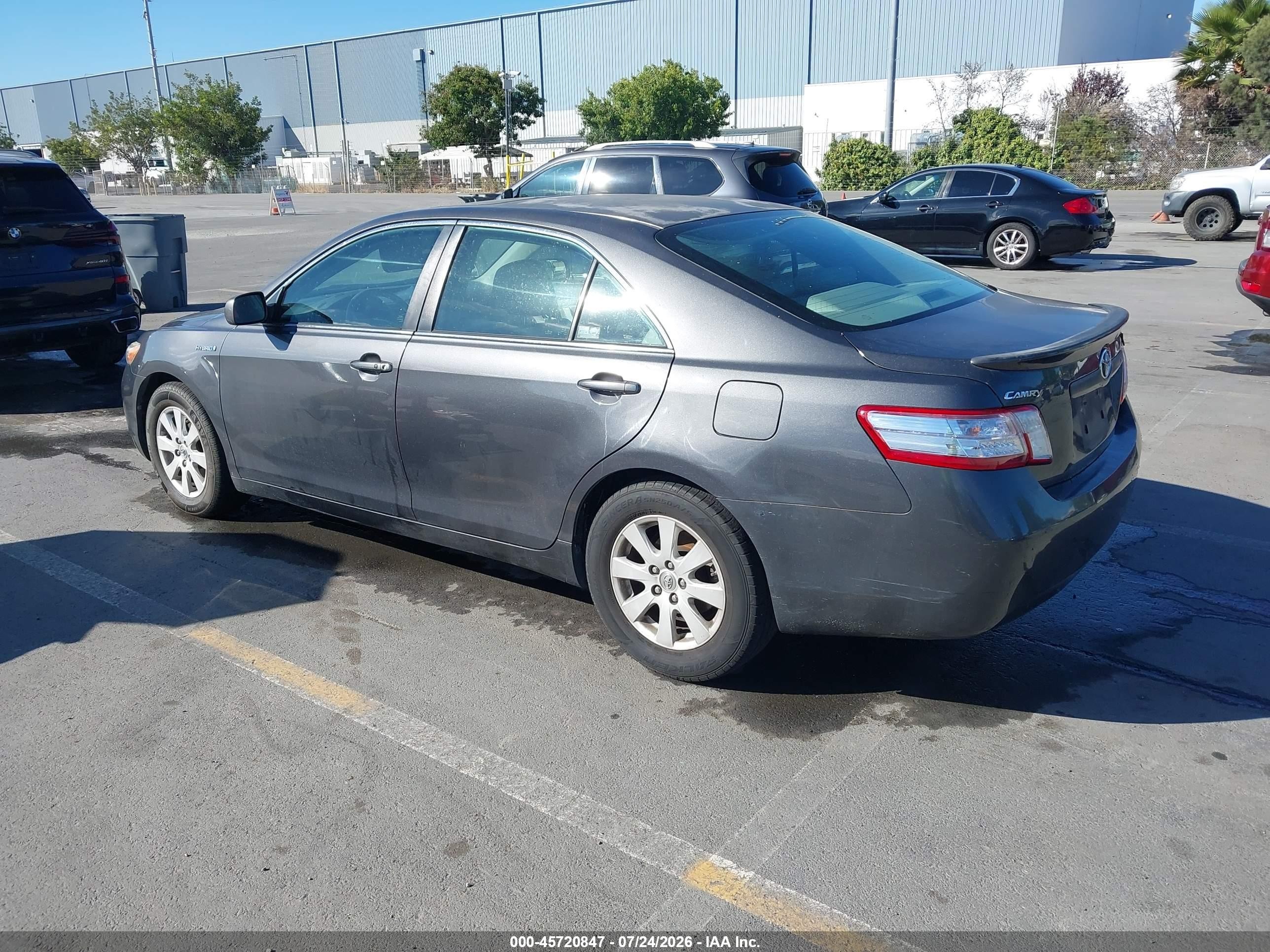 2009 Toyota Camry Hybrid   Gray vin: 4T1BB46K19U082793