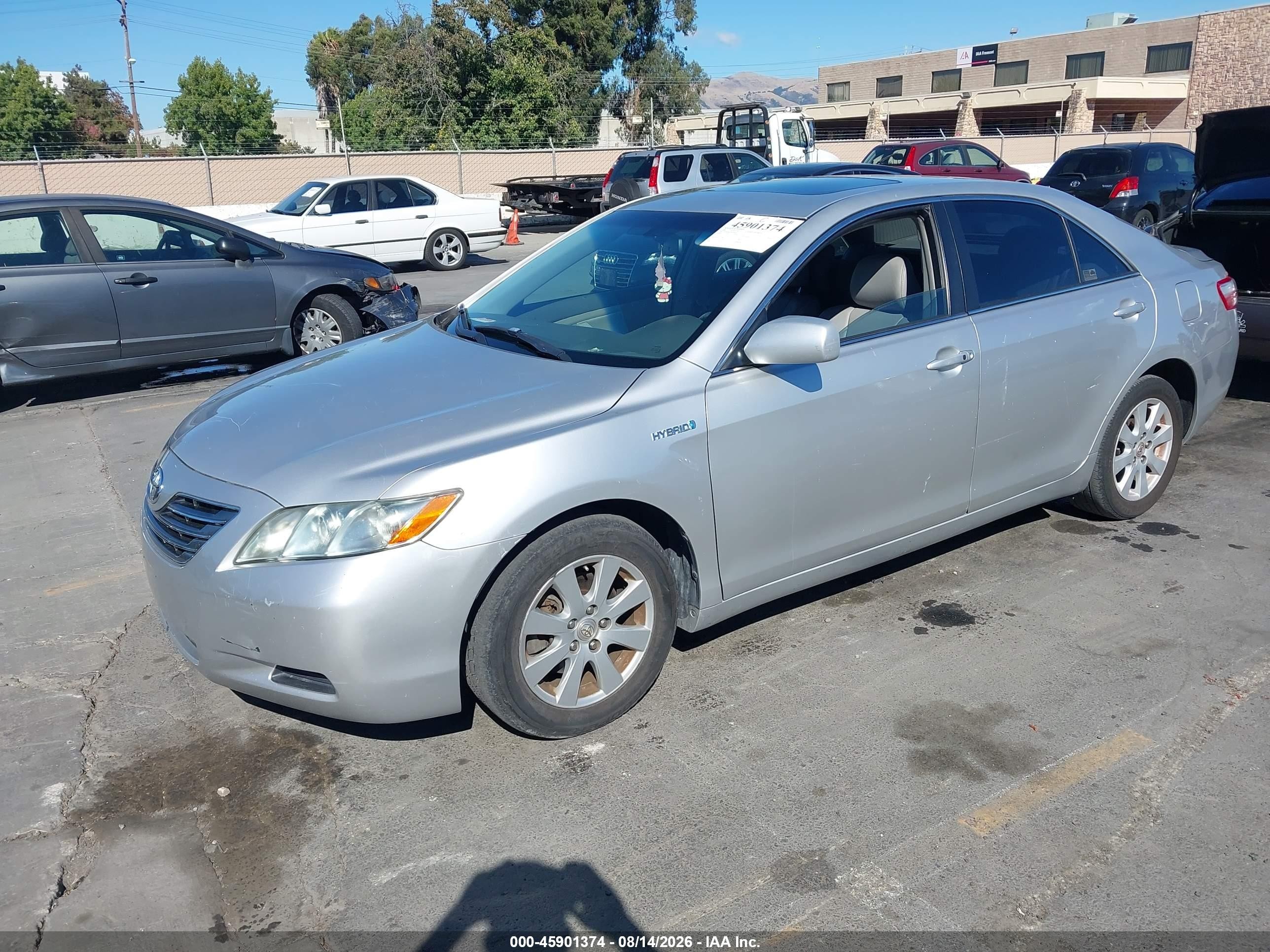 2009 Toyota Camry Hybrid   Silver vin: 4T1BB46K19U083054