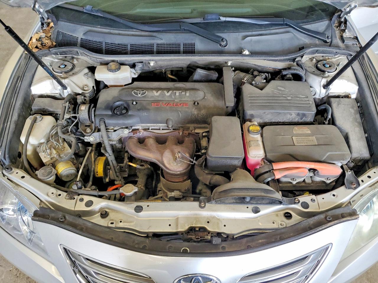 2009 Toyota Camry Hybrid Base Серебряный vin: 4T1BB46K19U107644