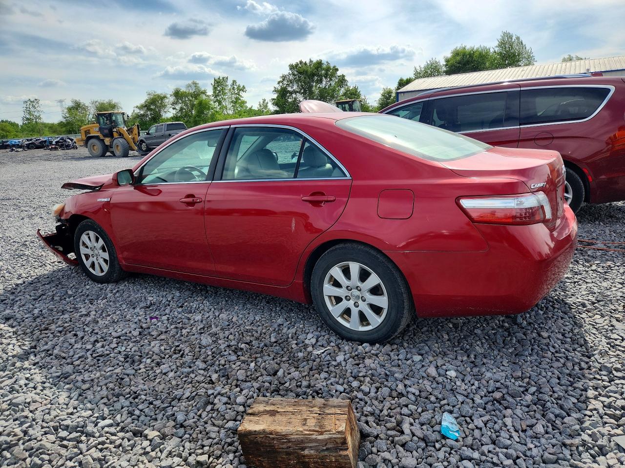 2007 Toyota Camry Hybrid Burgundy vin: 4T1BB46K27U012183