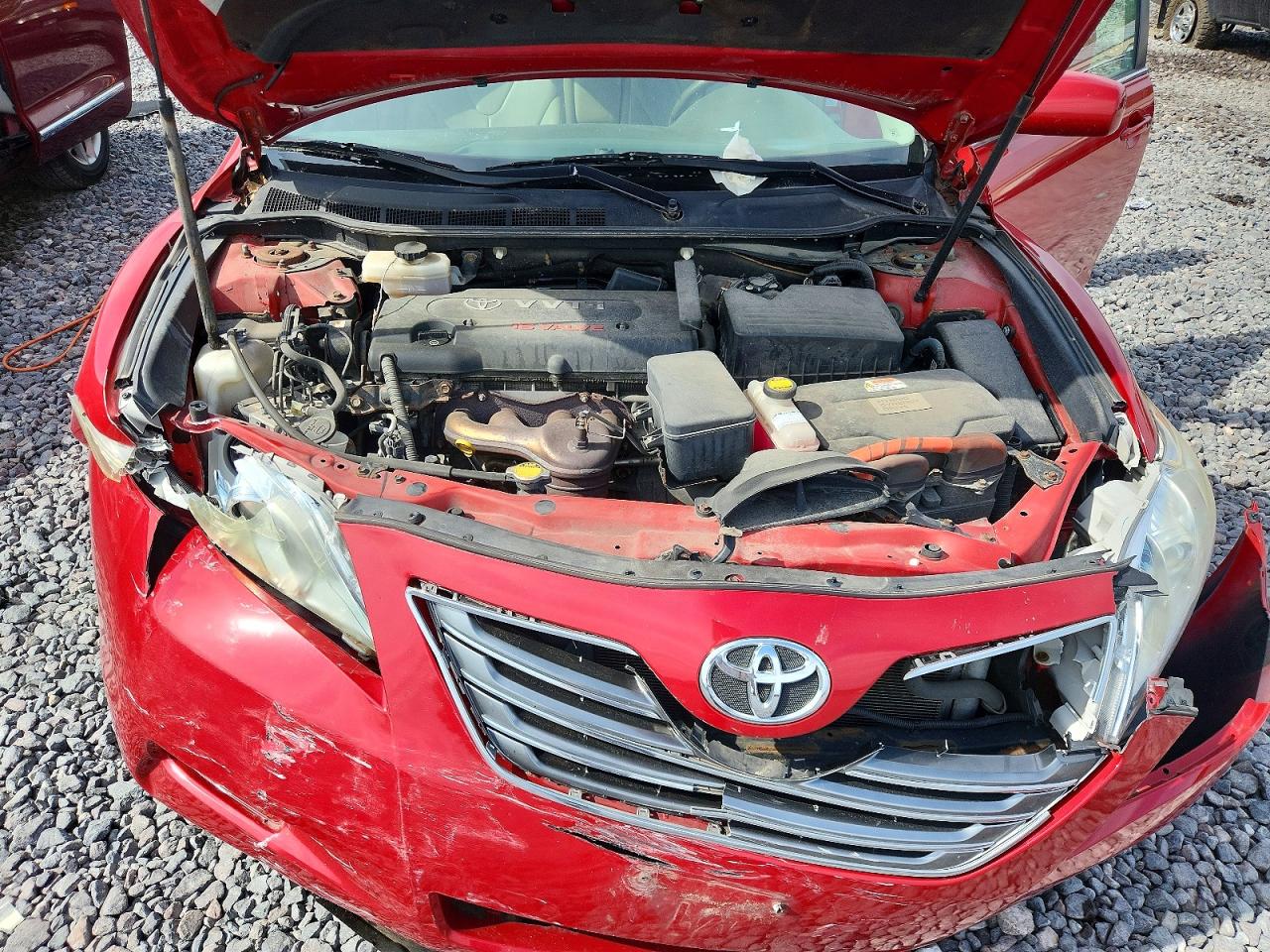 2007 Toyota Camry Hybrid Burgundy vin: 4T1BB46K27U012183