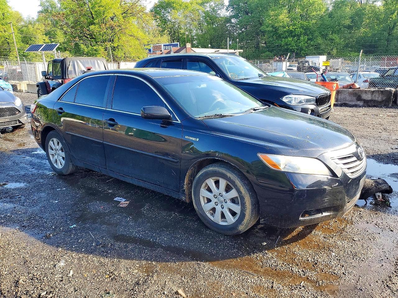 2007 Toyota Camry Hybrid Черный vin: 4T1BB46K27U013849