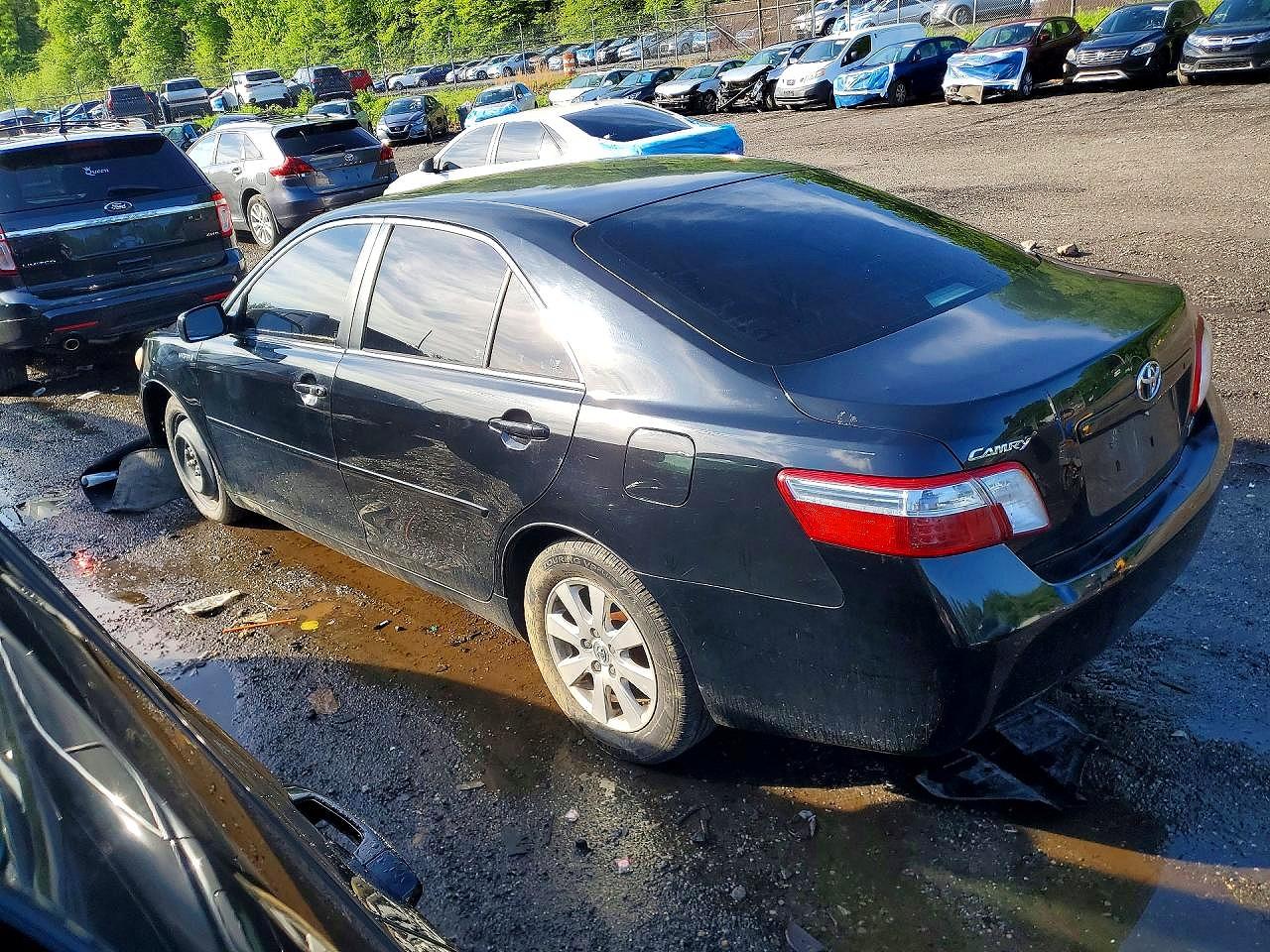 2007 Toyota Camry Hybrid Черный vin: 4T1BB46K27U013849