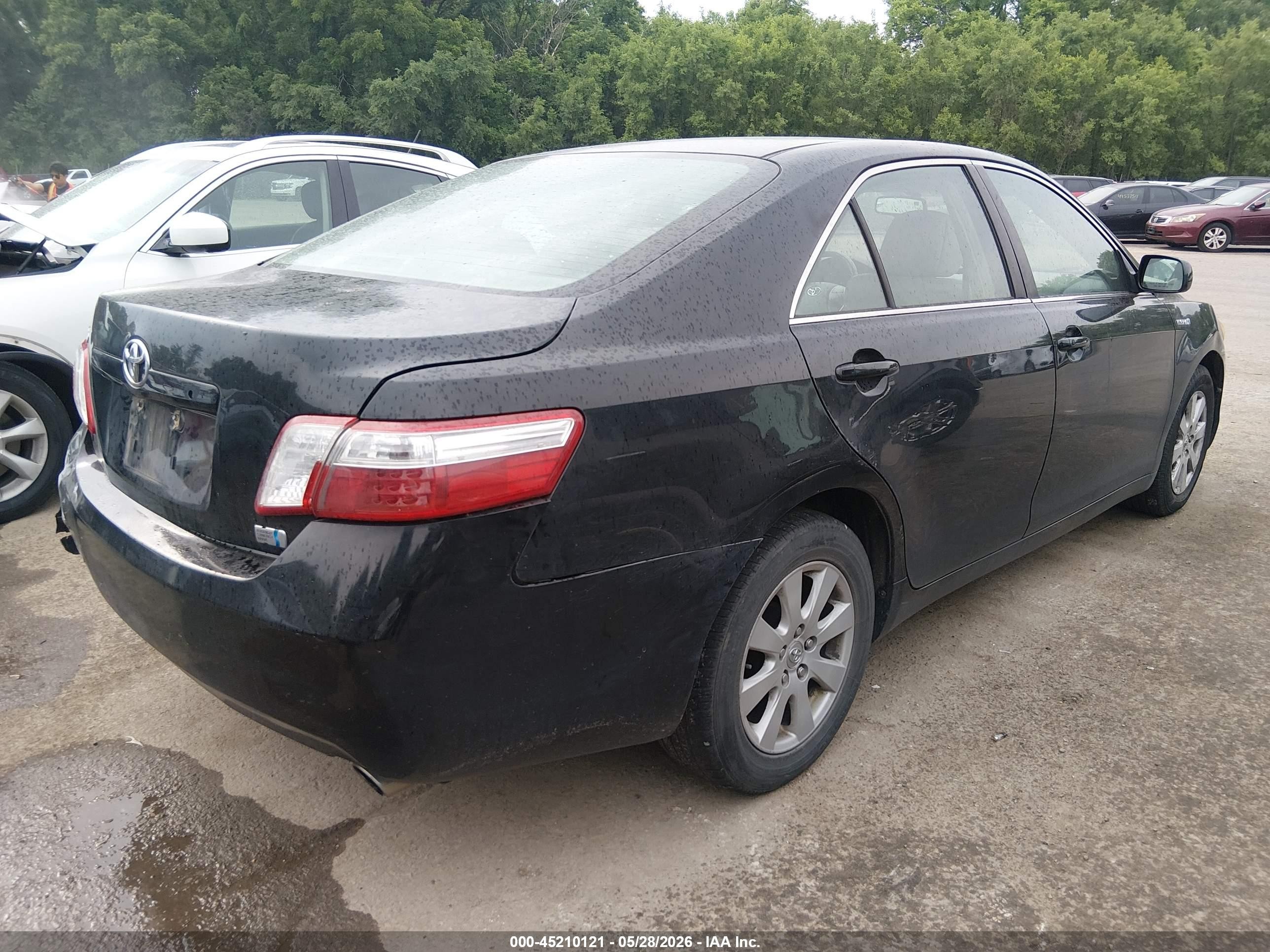 2008 Toyota Camry Hybrid   Черный vin: 4T1BB46K28U033889