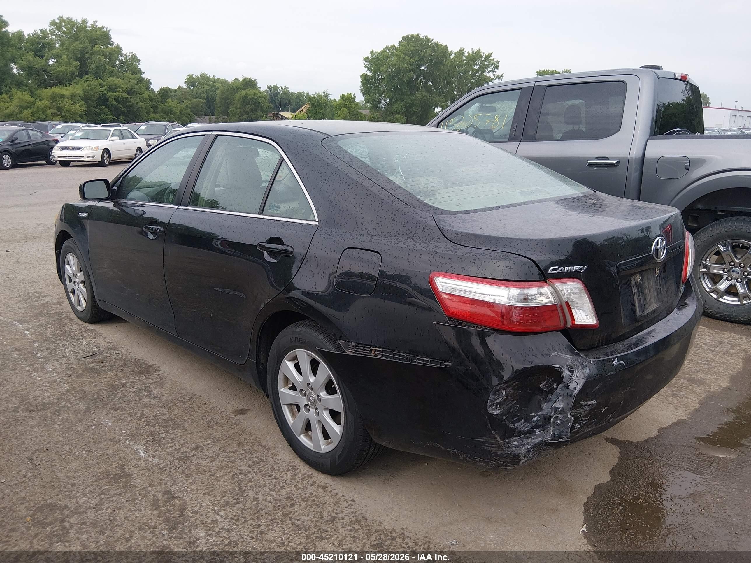 2008 Toyota Camry Hybrid   Черный vin: 4T1BB46K28U033889