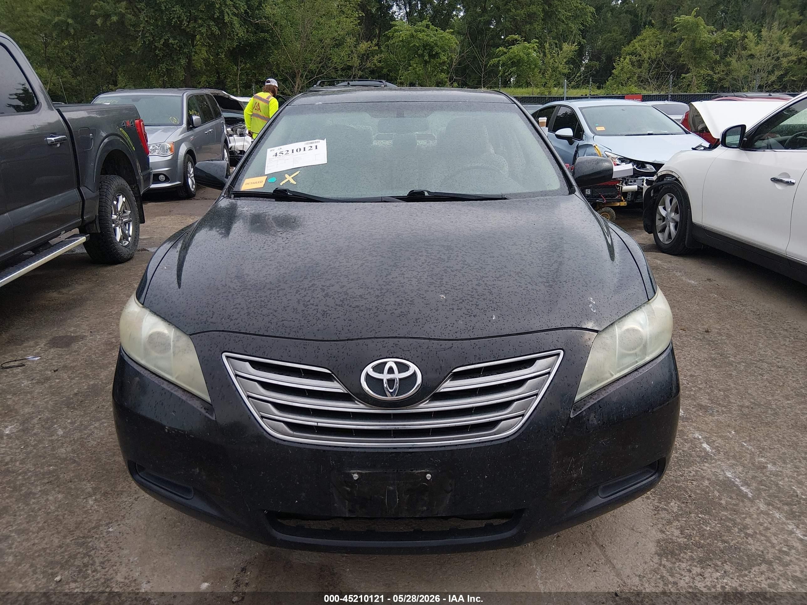 2008 Toyota Camry Hybrid   Черный vin: 4T1BB46K28U033889