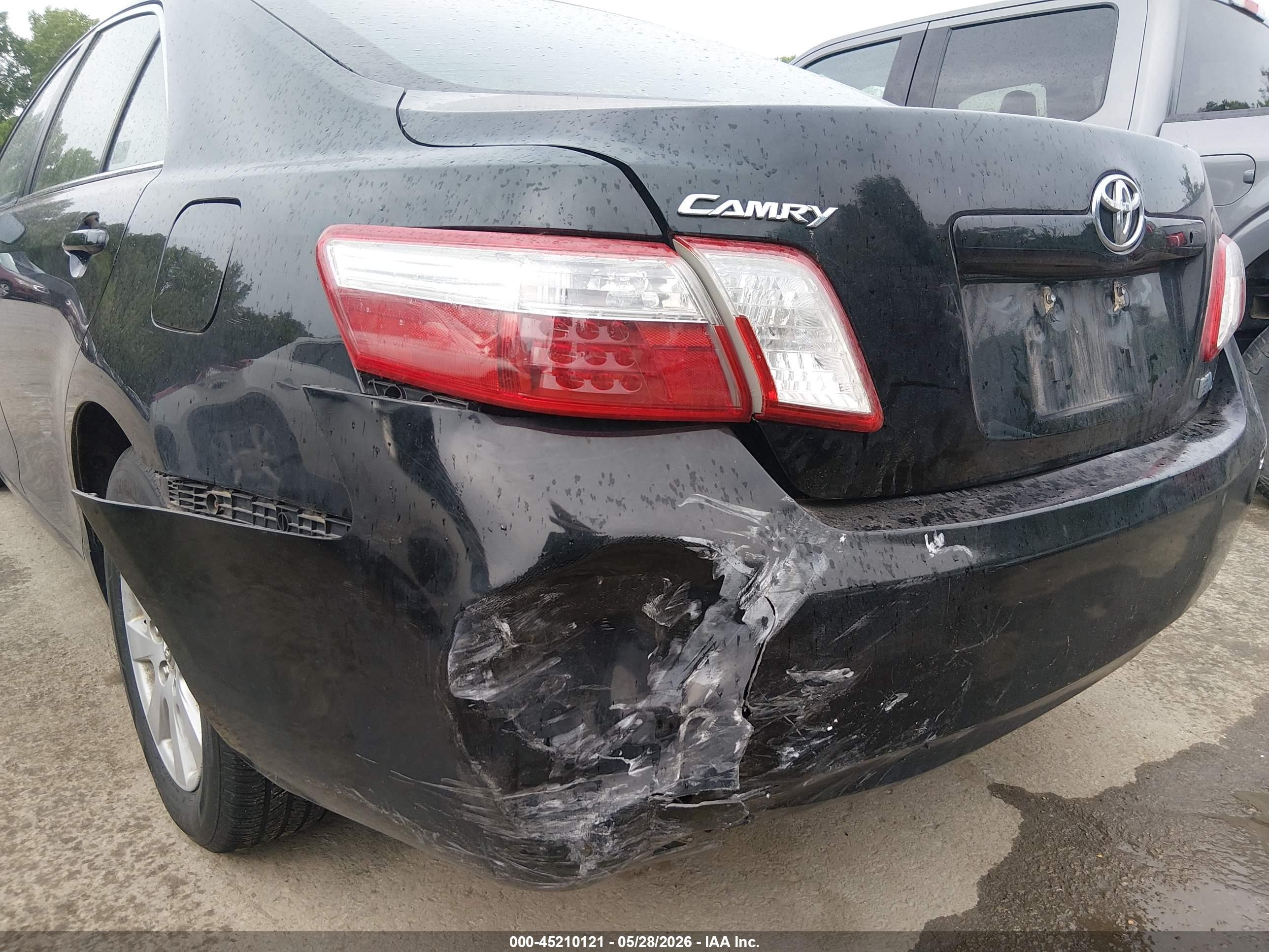 2008 Toyota Camry Hybrid   Черный vin: 4T1BB46K28U033889