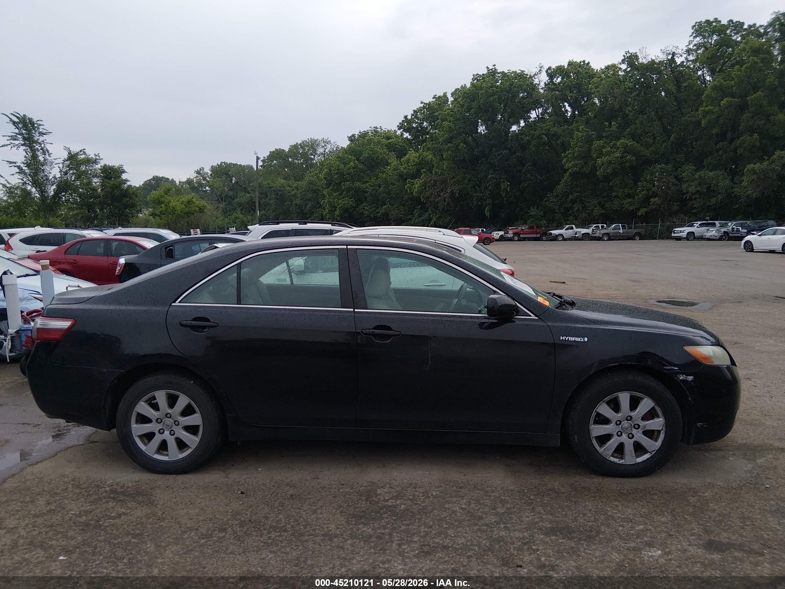 2008 Toyota Camry Hybrid   Черный vin: 4T1BB46K28U033889