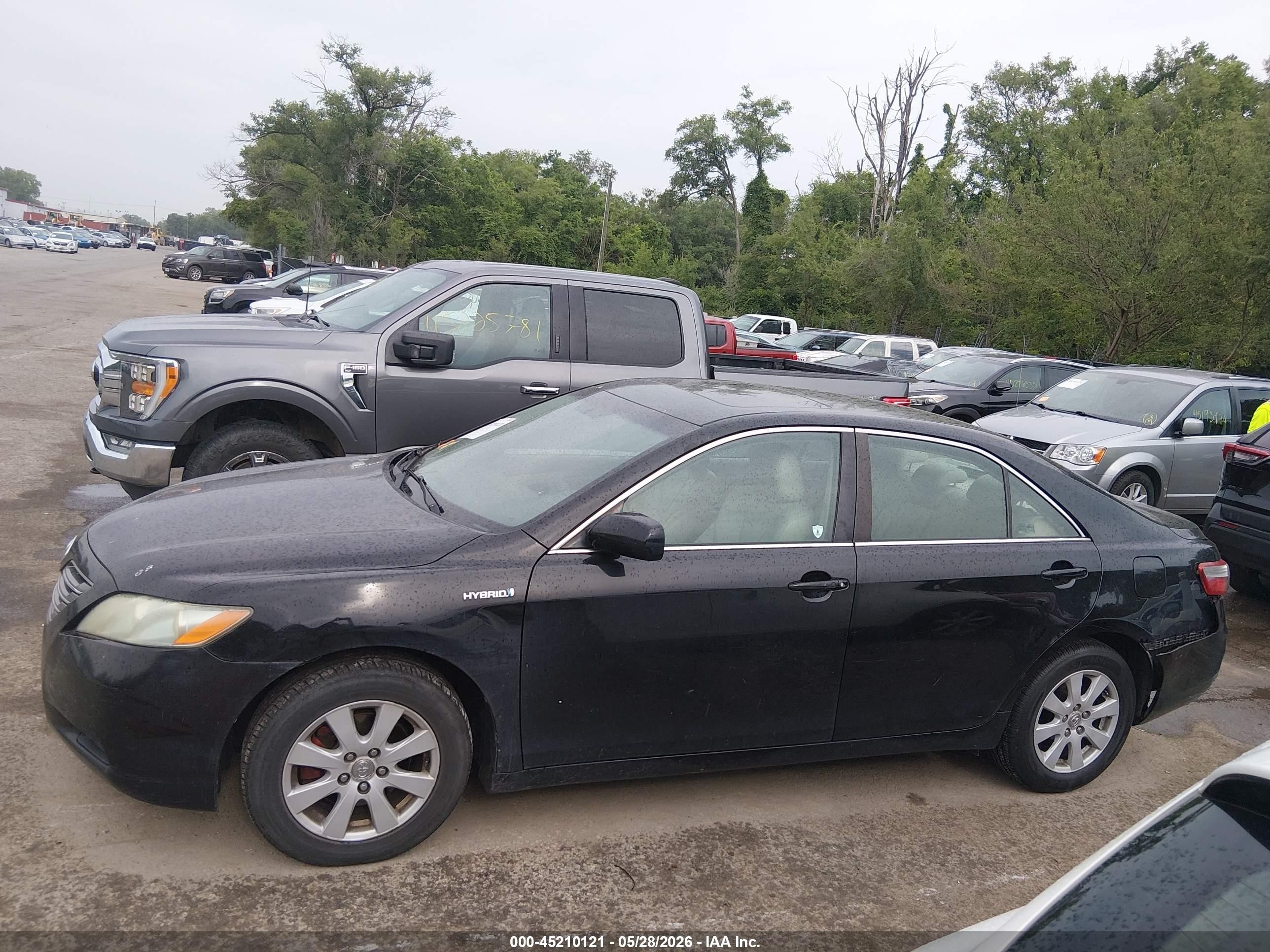 2008 Toyota Camry Hybrid   Черный vin: 4T1BB46K28U033889