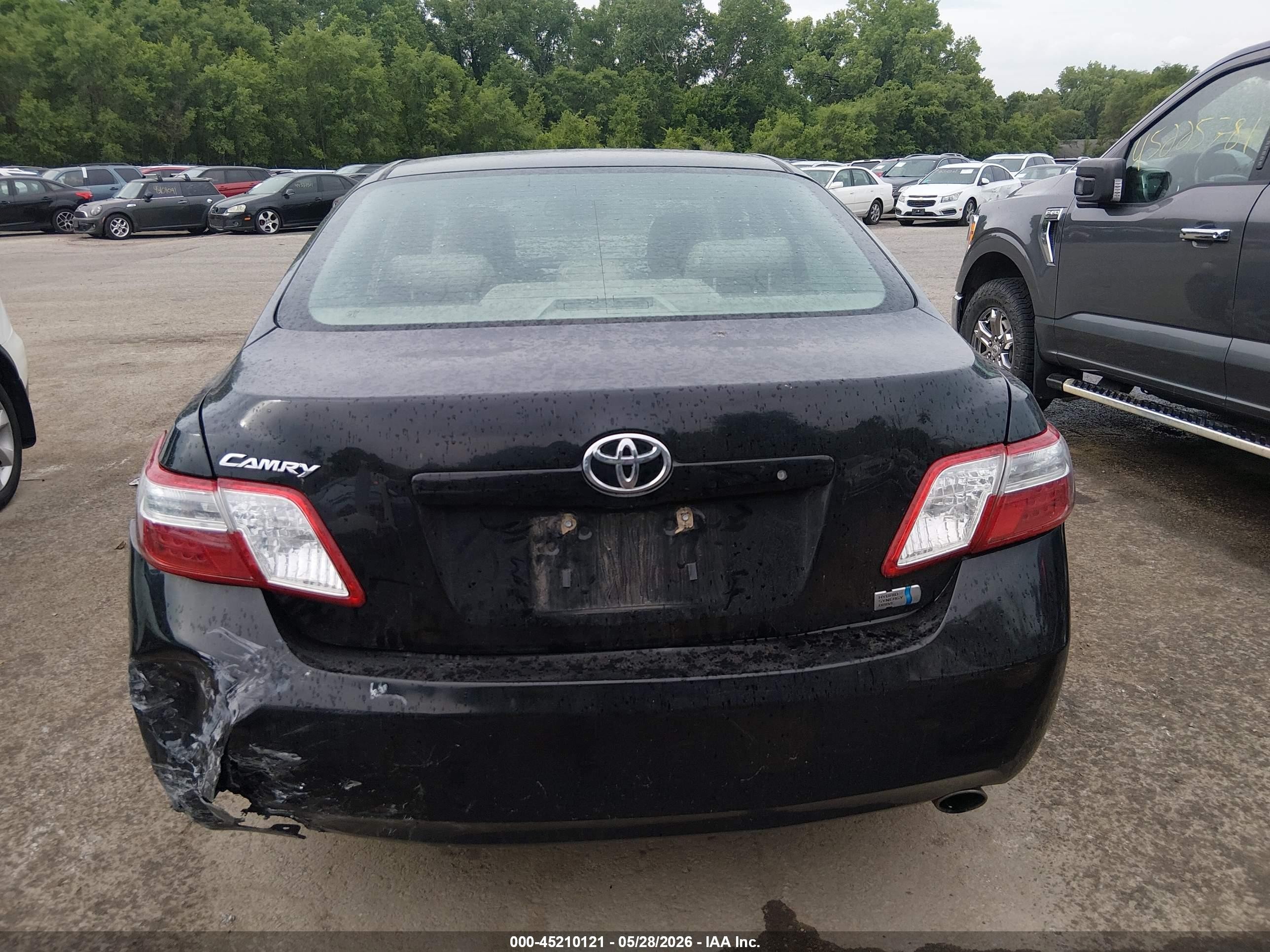 2008 Toyota Camry Hybrid   Черный vin: 4T1BB46K28U033889