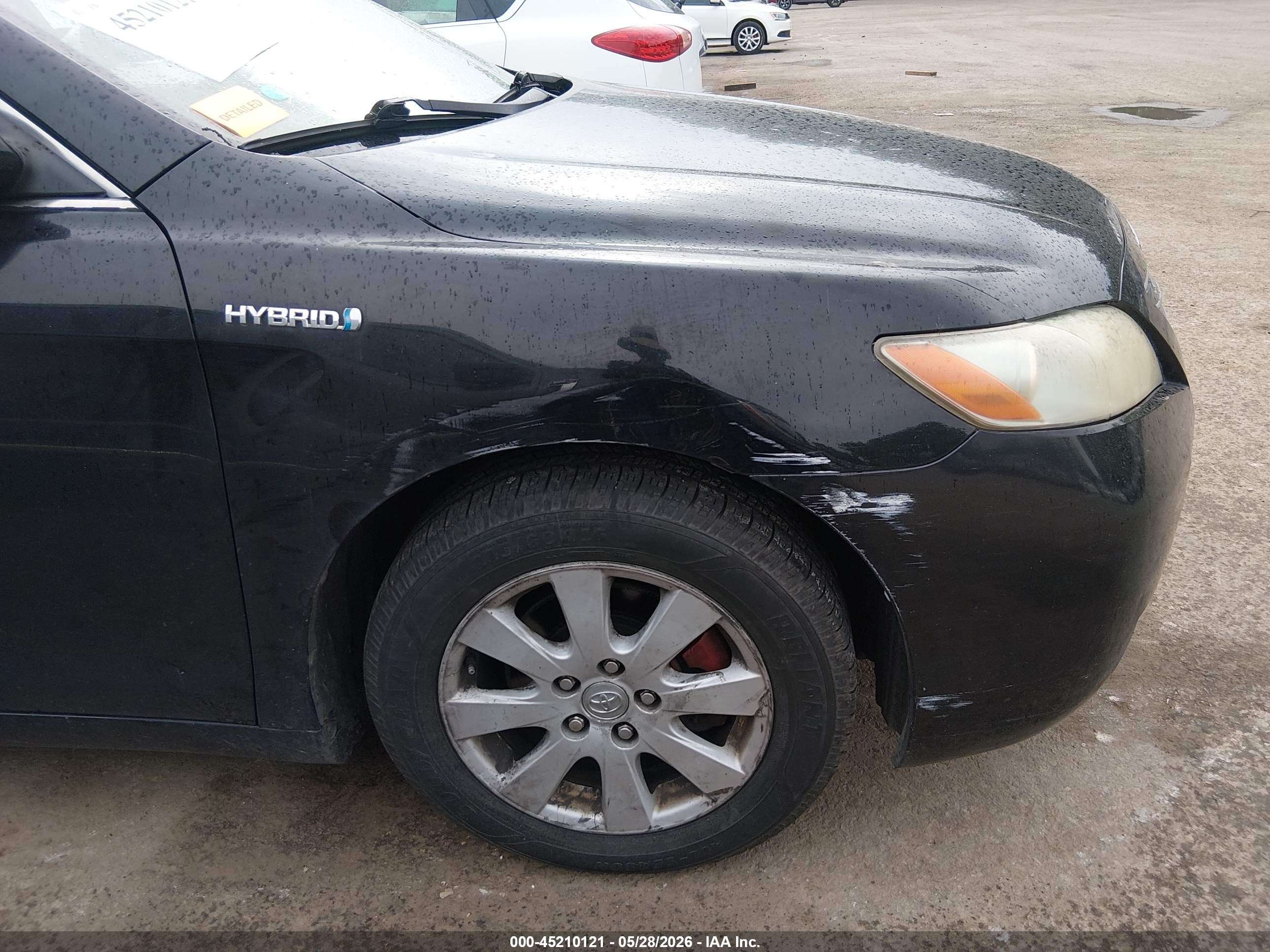 2008 Toyota Camry Hybrid   Черный vin: 4T1BB46K28U033889
