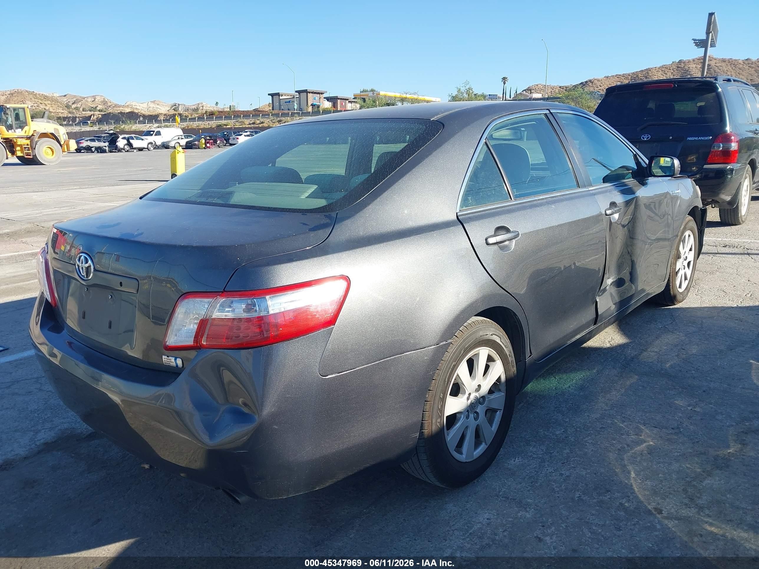 2008 Toyota Camry Hybrid   Серый vin: 4T1BB46K28U035657
