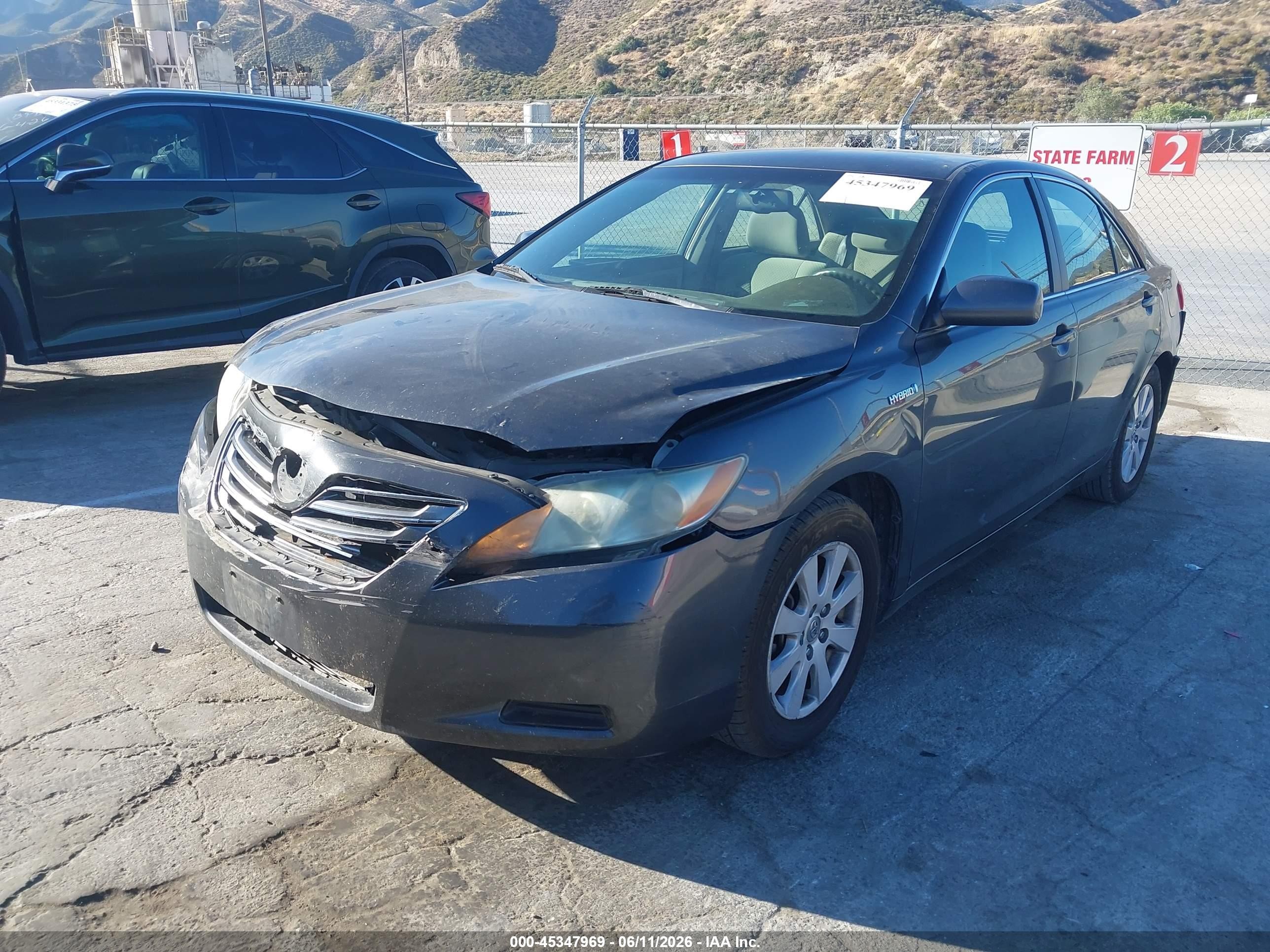 2008 Toyota Camry Hybrid   Серый vin: 4T1BB46K28U035657