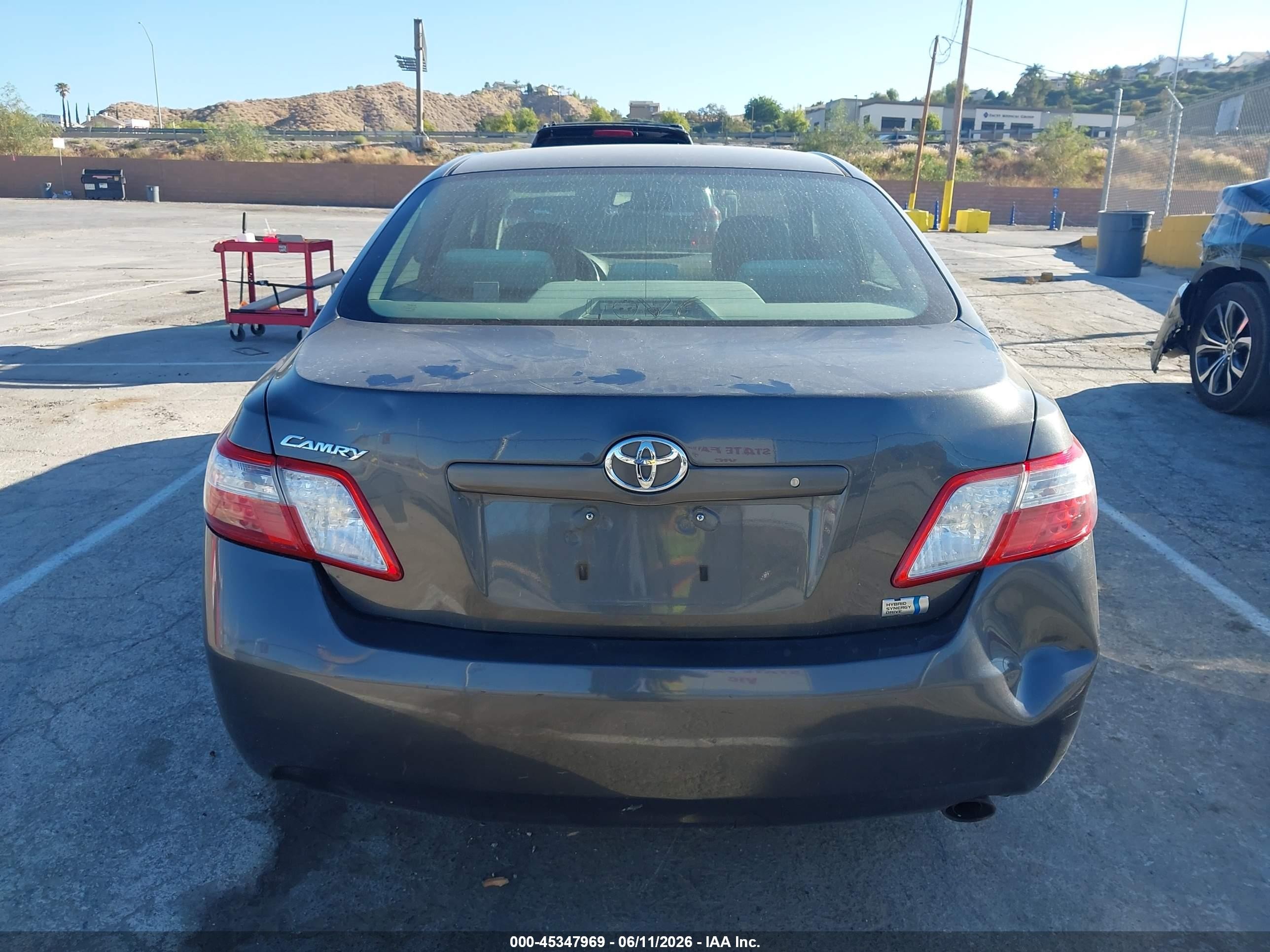 2008 Toyota Camry Hybrid   Серый vin: 4T1BB46K28U035657