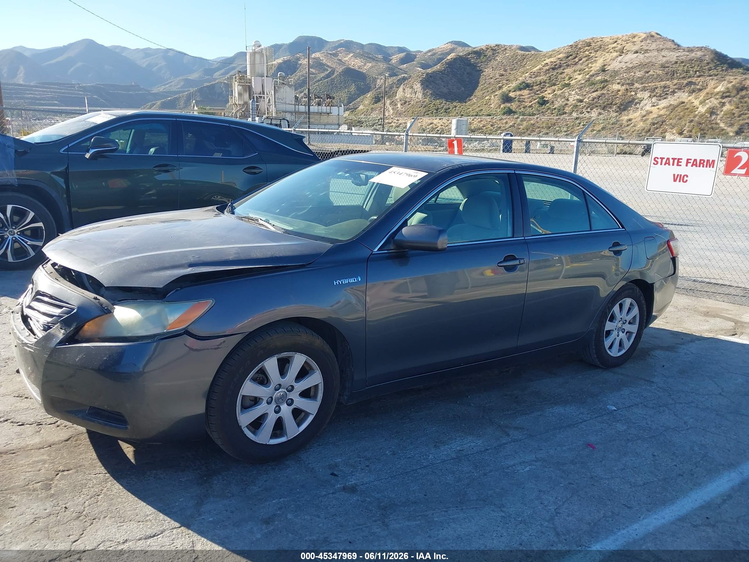 2008 Toyota Camry Hybrid   Серый vin: 4T1BB46K28U035657