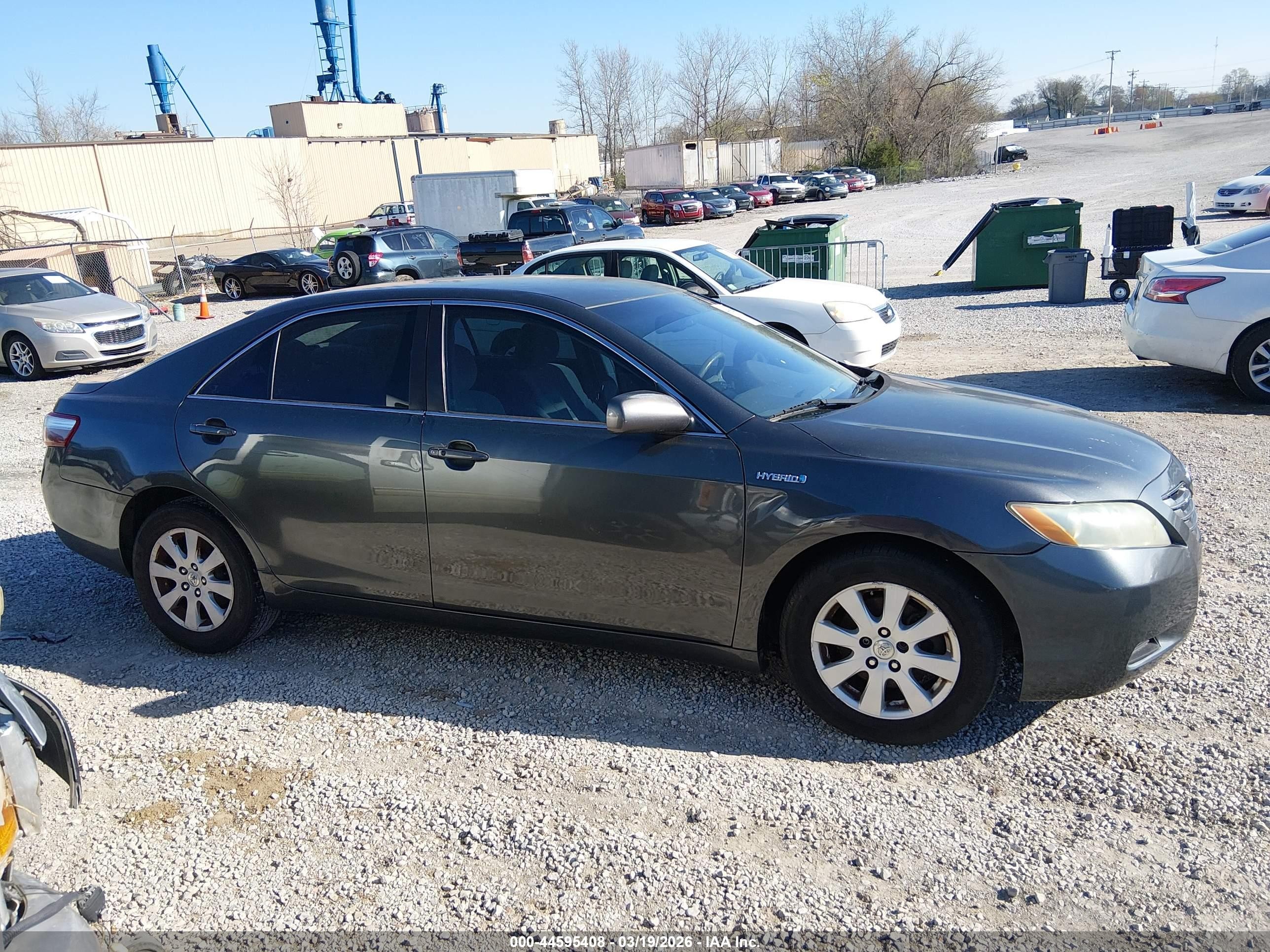 2008 Toyota Camry Hybrid   Серый vin: 4T1BB46K28U039501