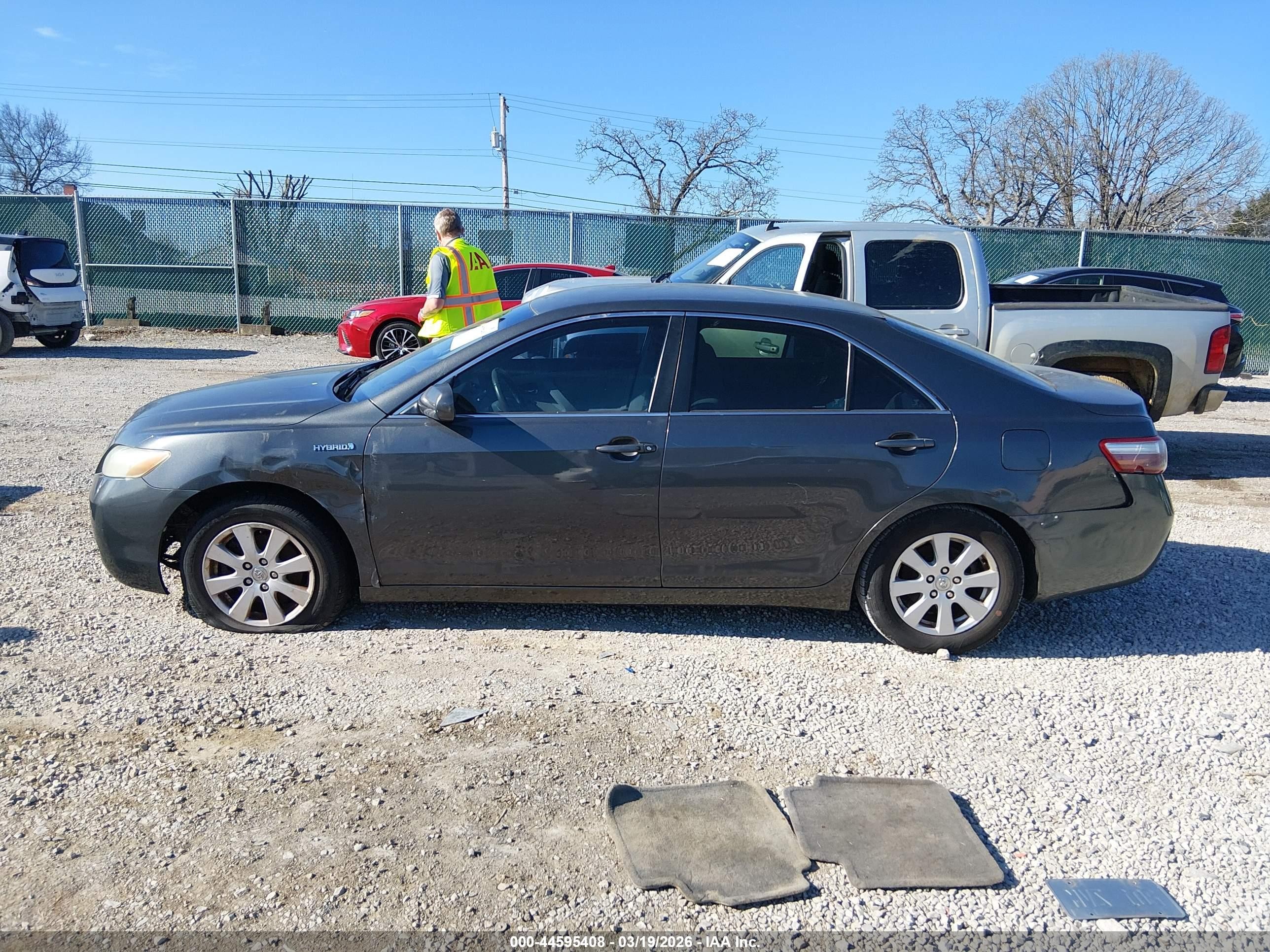 2008 Toyota Camry Hybrid   Серый vin: 4T1BB46K28U039501
