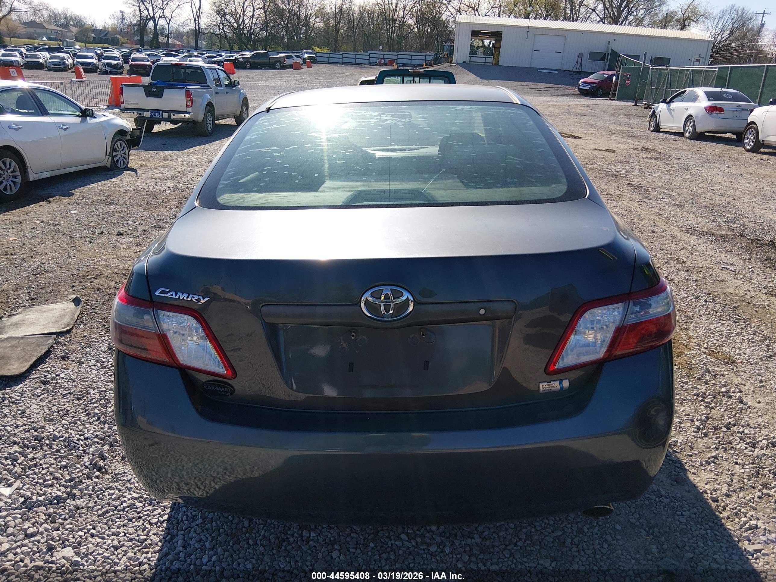 2008 Toyota Camry Hybrid   Серый vin: 4T1BB46K28U039501