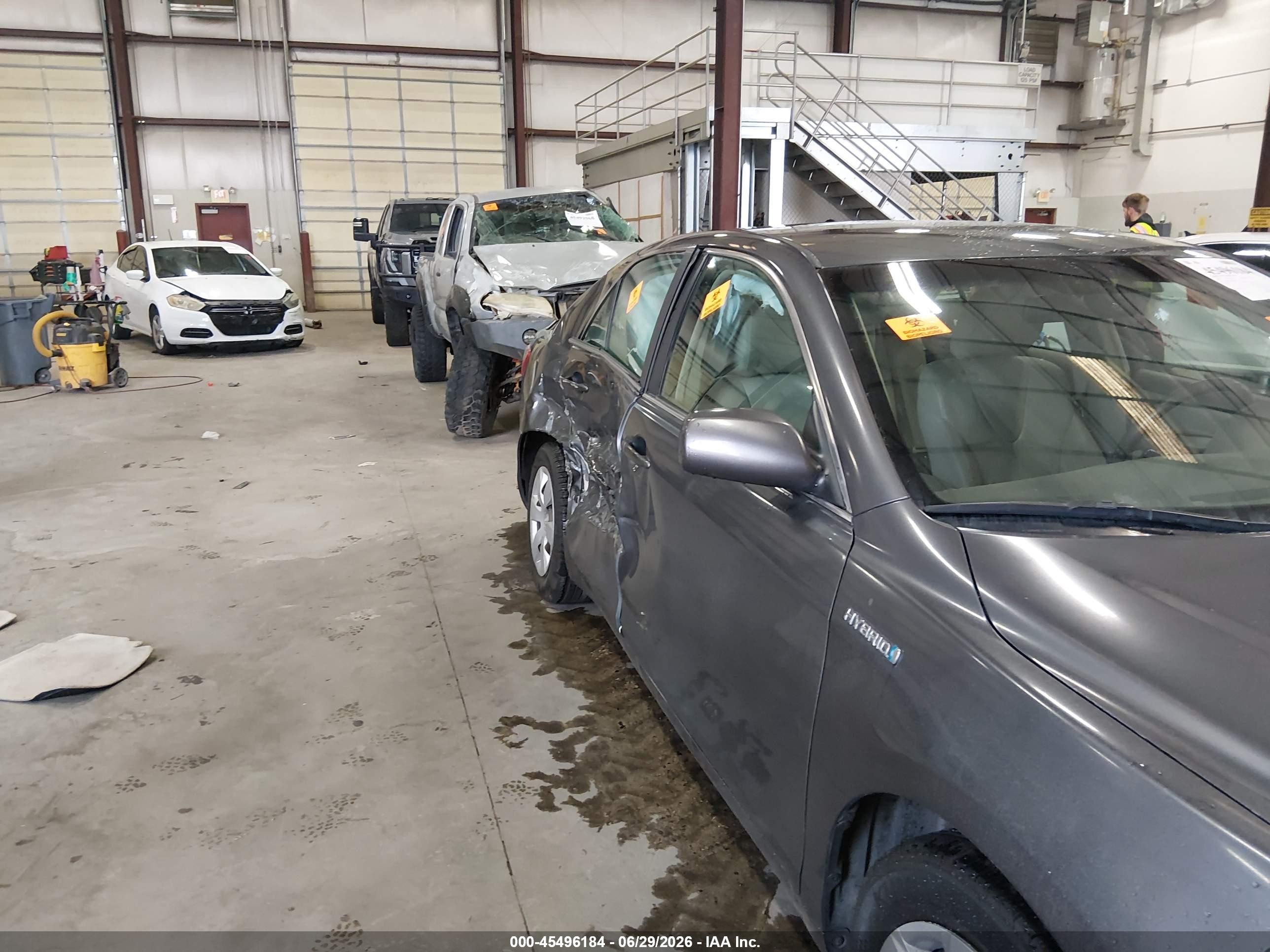 2008 Toyota Camry Hybrid   Gray vin: 4T1BB46K28U048599
