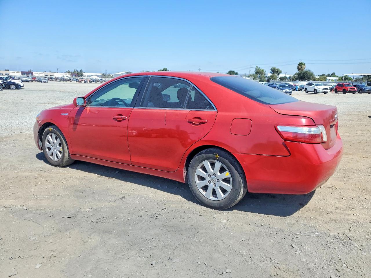 2008 Toyota Camry Hybrid Red vin: 4T1BB46K28U053091