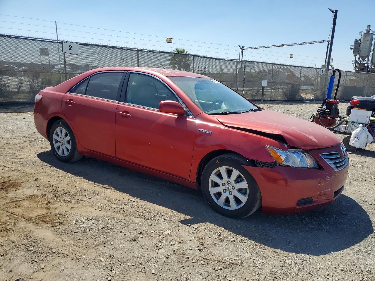 2008 Toyota Camry Hybrid Red vin: 4T1BB46K28U053091