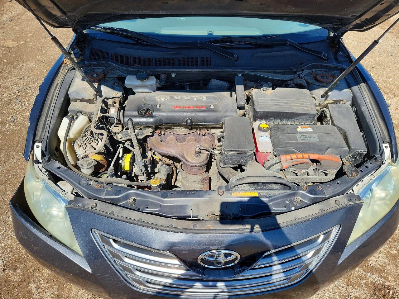 2008 Toyota Camry Hybrid Серый vin: 4T1BB46K28U054936