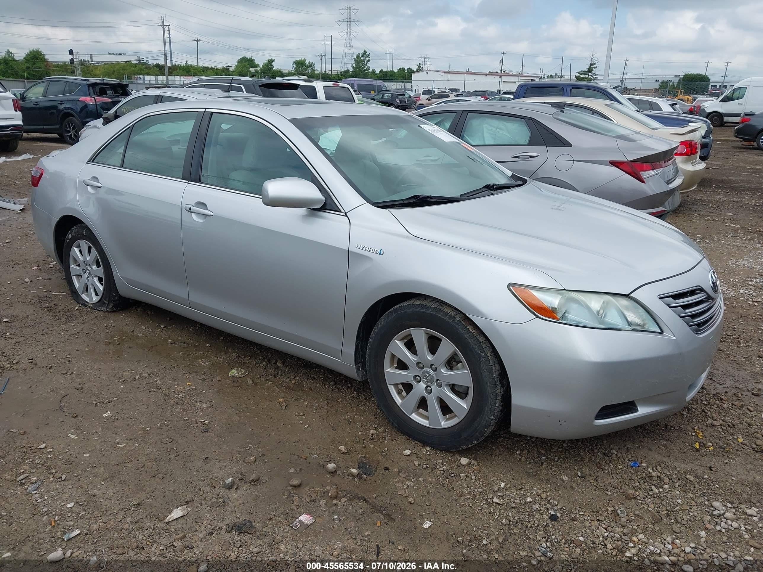 2009 Toyota Camry Hybrid   Silver vin: 4T1BB46K29U081653