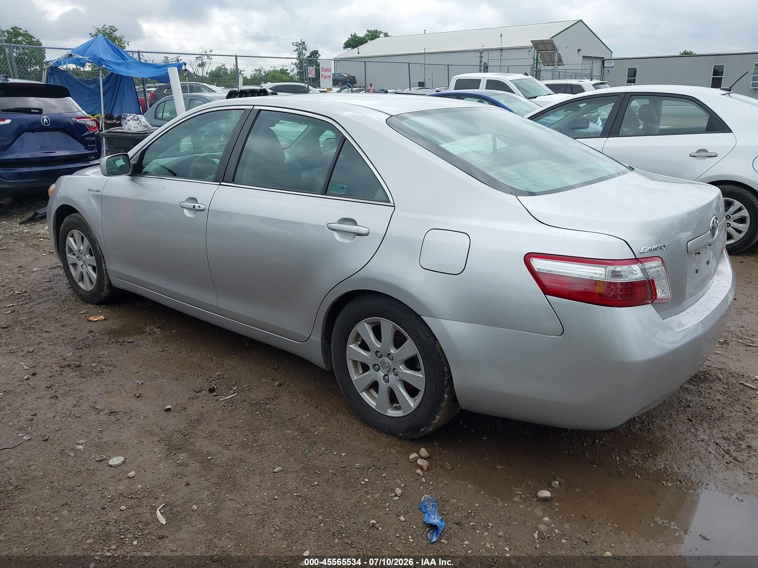 2009 Toyota Camry Hybrid   Silver vin: 4T1BB46K29U081653