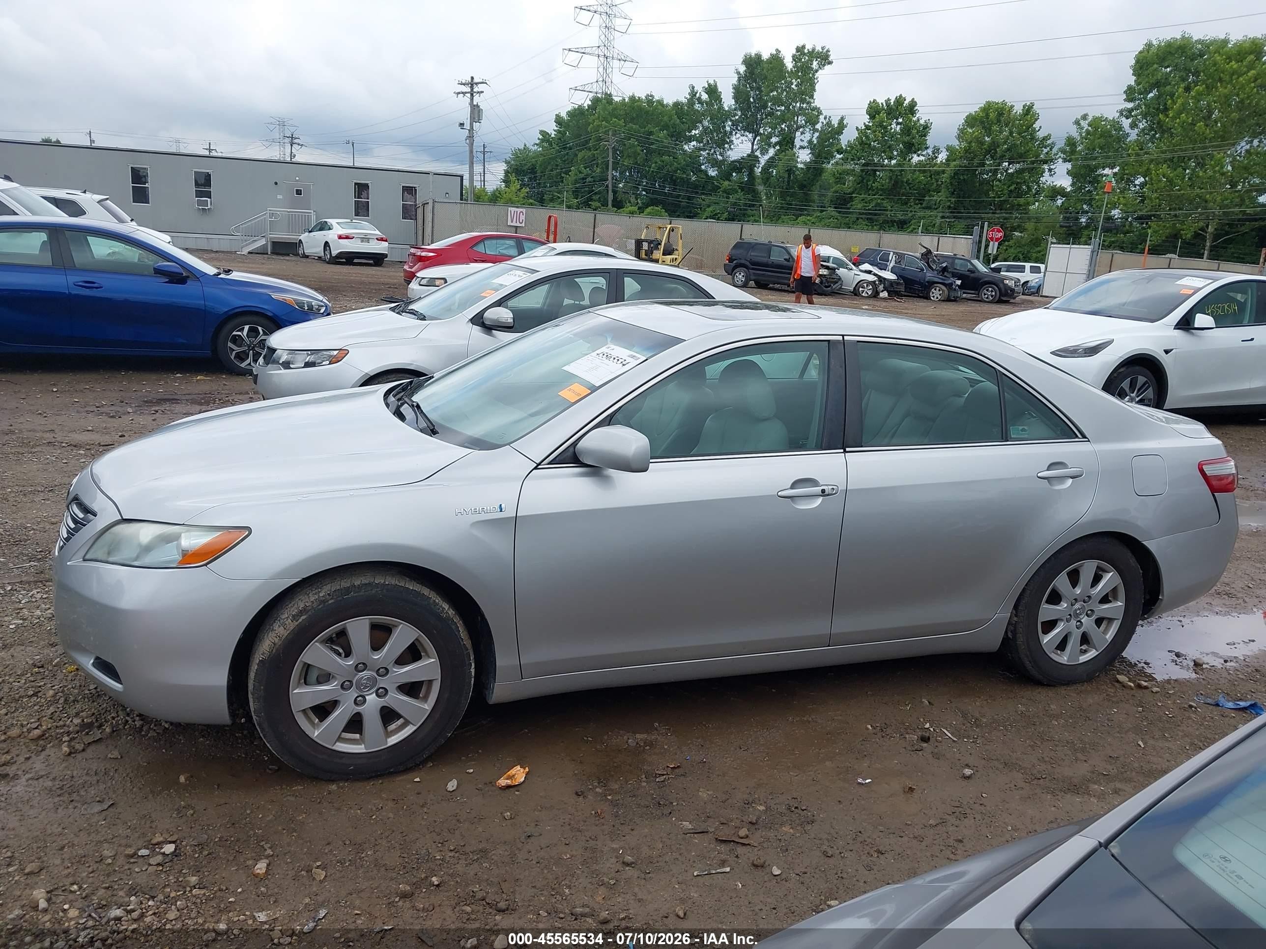 2009 Toyota Camry Hybrid   Silver vin: 4T1BB46K29U081653