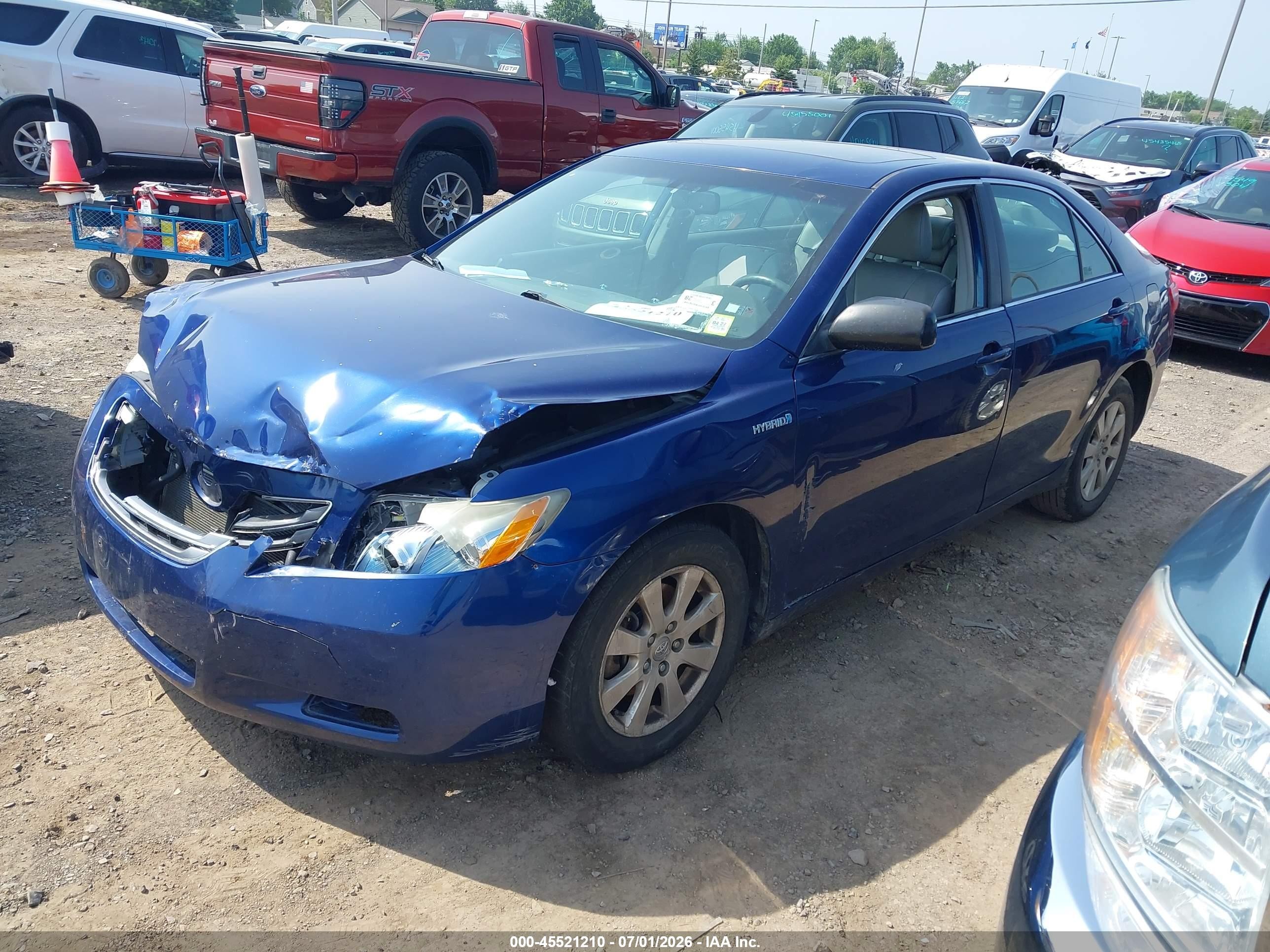 2009 Toyota Camry Hybrid   Blue vin: 4T1BB46K29U092605