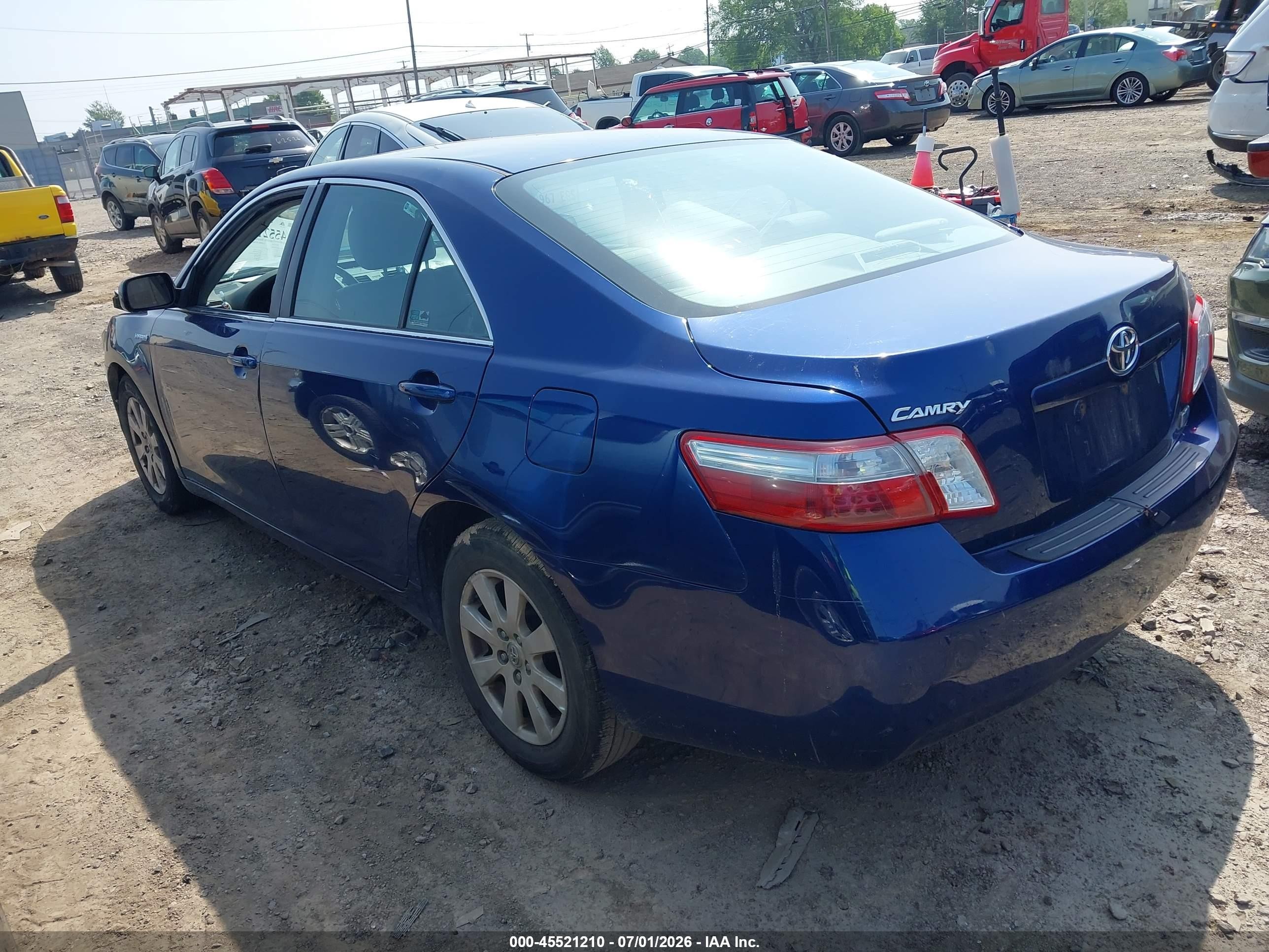 2009 Toyota Camry Hybrid   Blue vin: 4T1BB46K29U092605